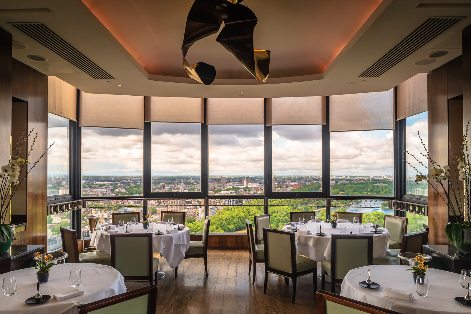 The Balcony - semi-private dining area
