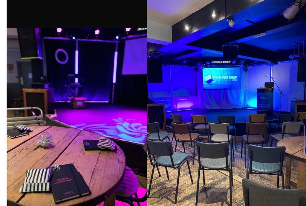 The Actress & Bishop Upper  level- Corporate. 5