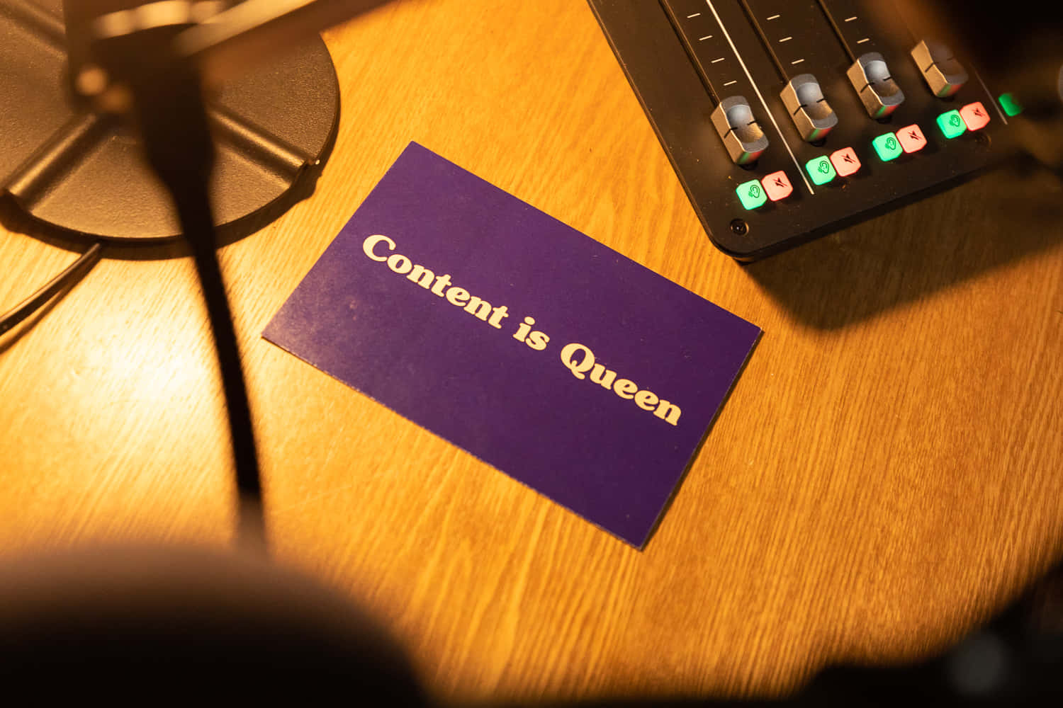 Content is Queen Peckham Recording Studio 3