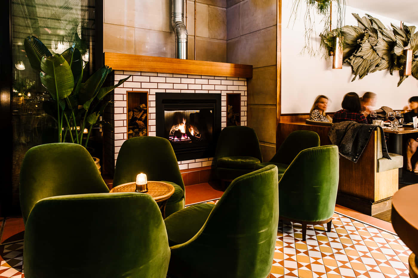 Balcony & Fireplace 1