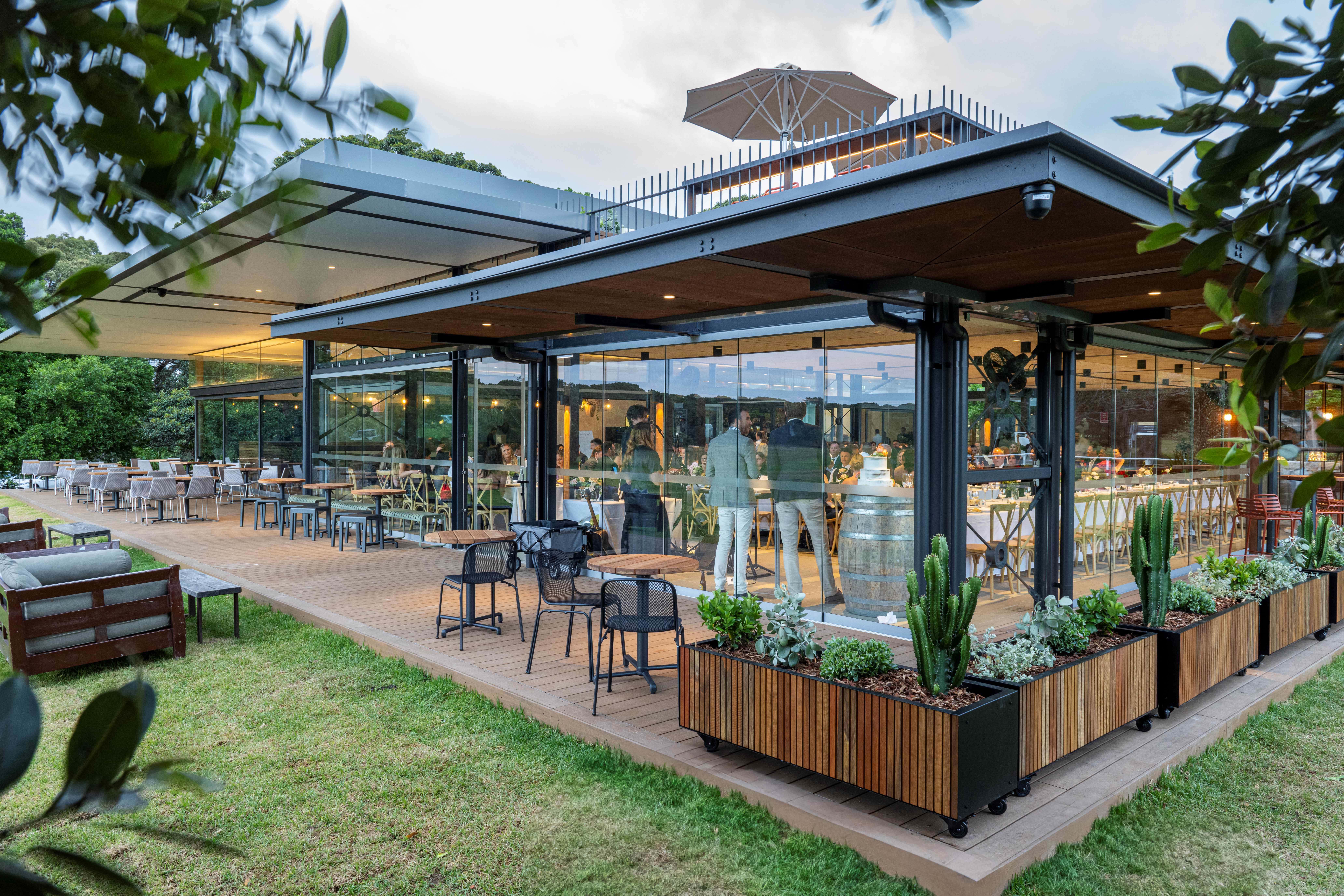 The Paddock with lawn and Treehouse rooftop bar 4