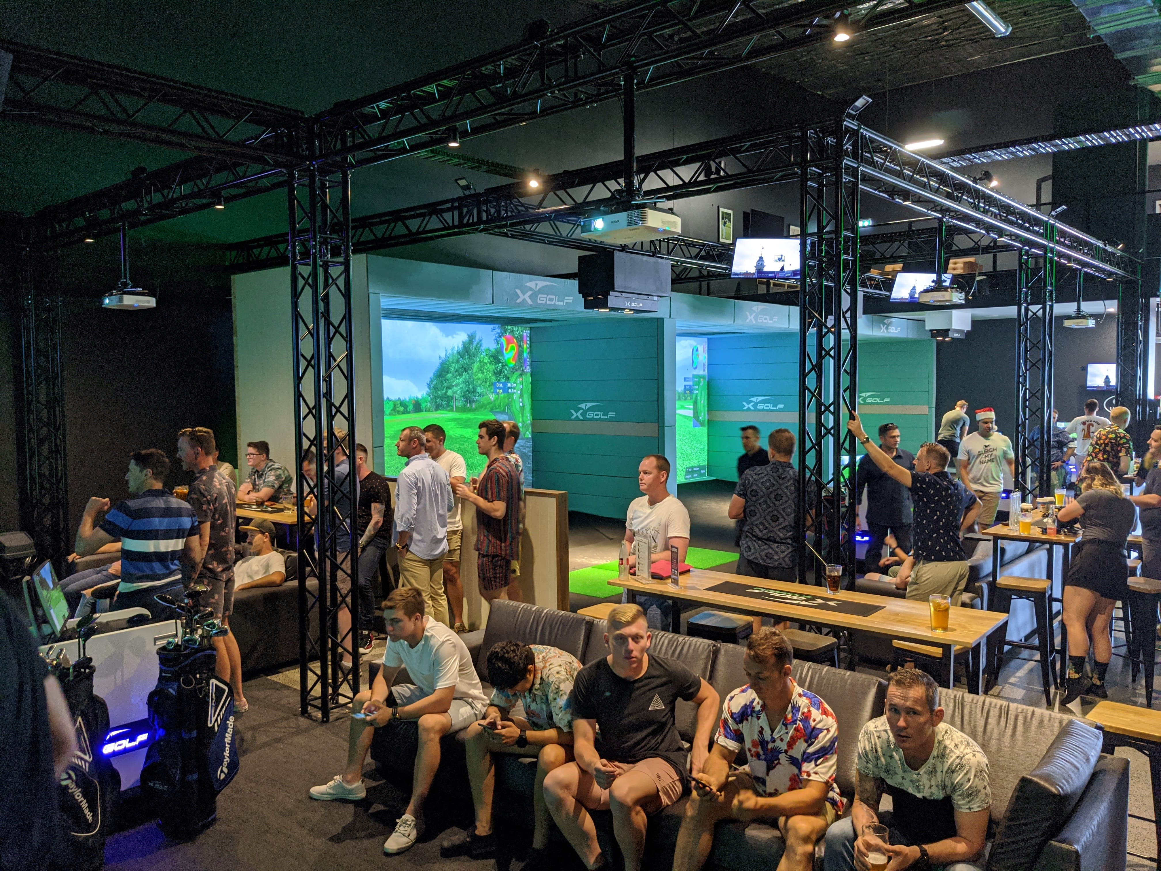 Indoor Golf Simulator and Bar 1