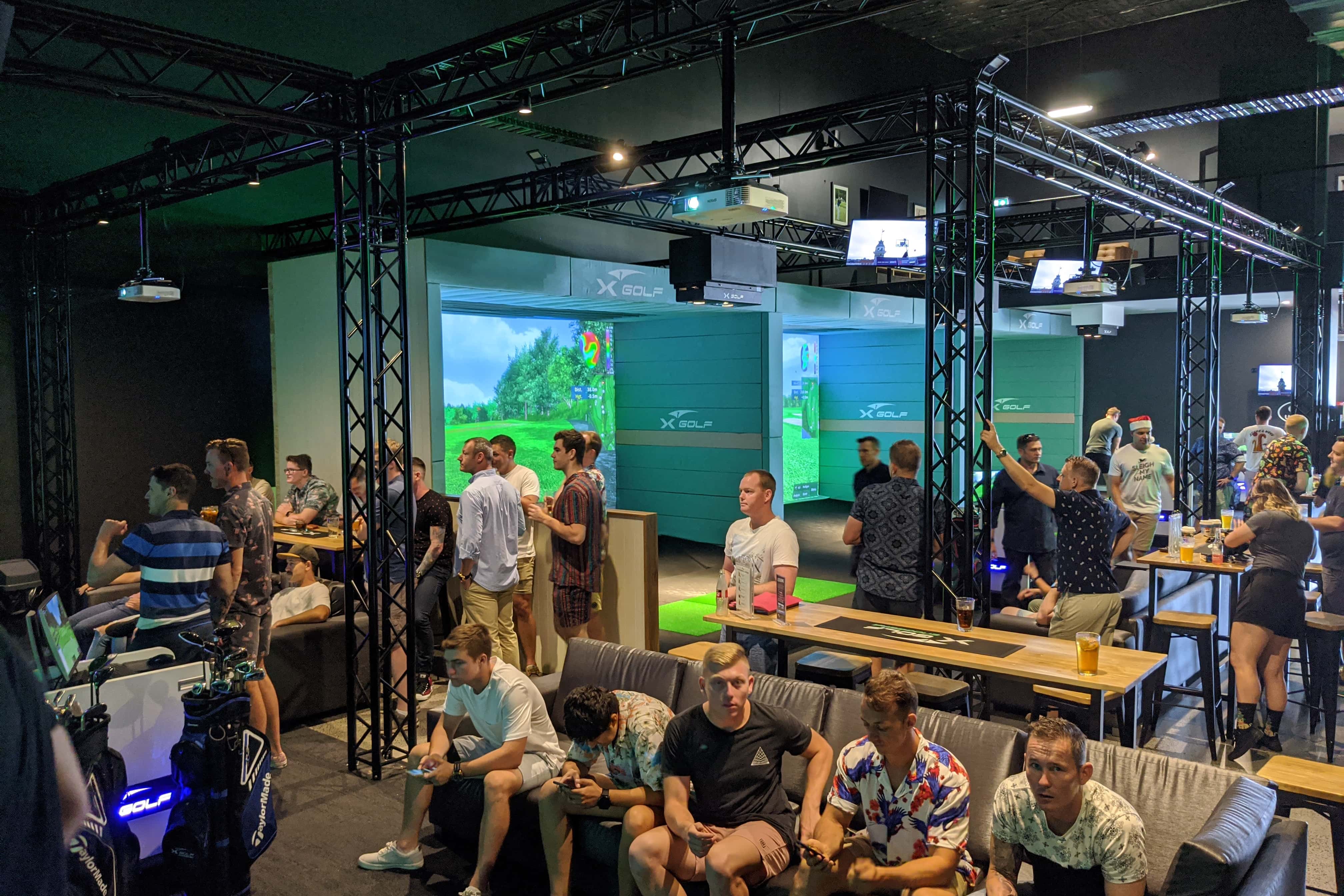 Indoor Golf Simulator and Bar 1