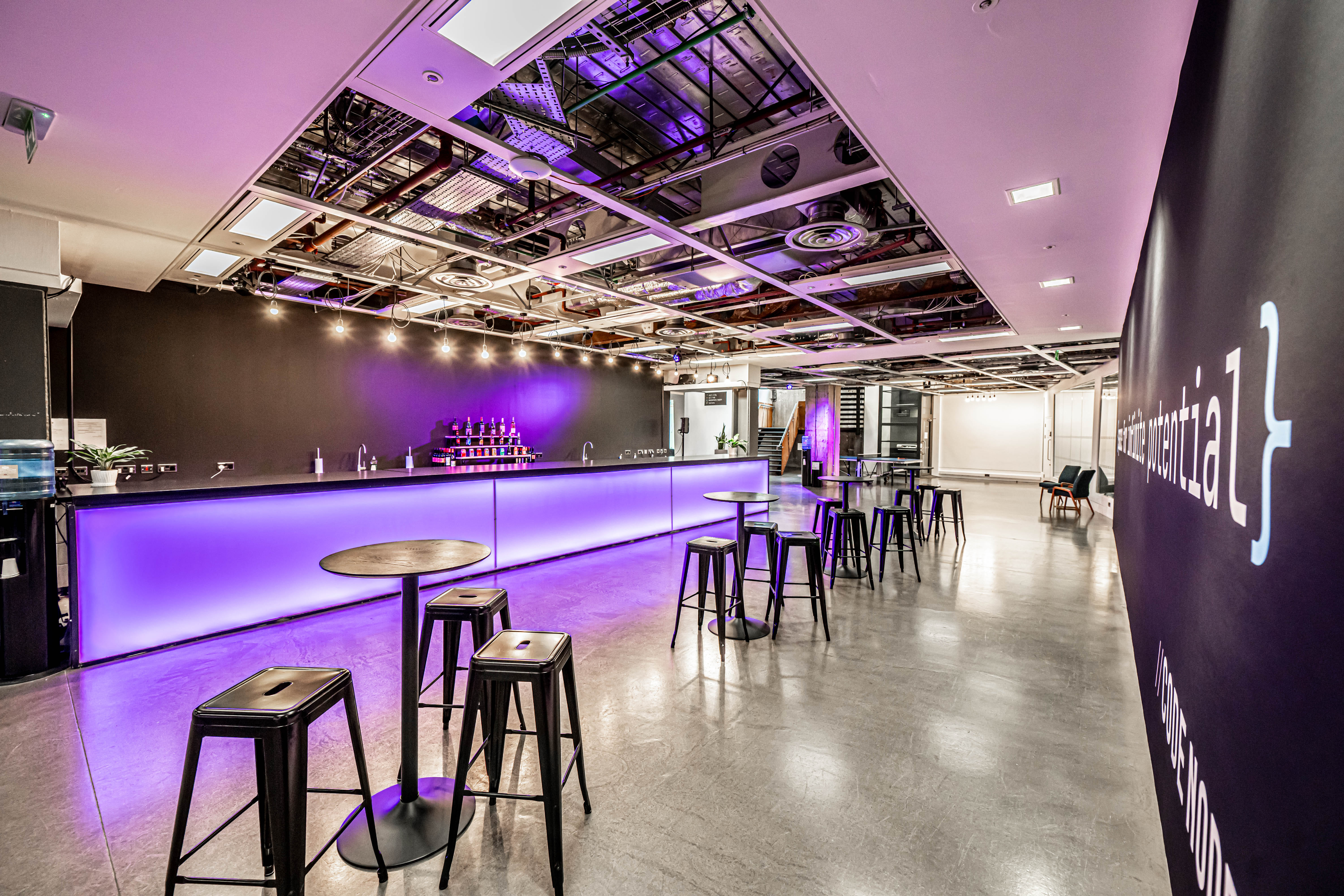 Ctrl (main room) & ESCape (breakout/catering area) 8