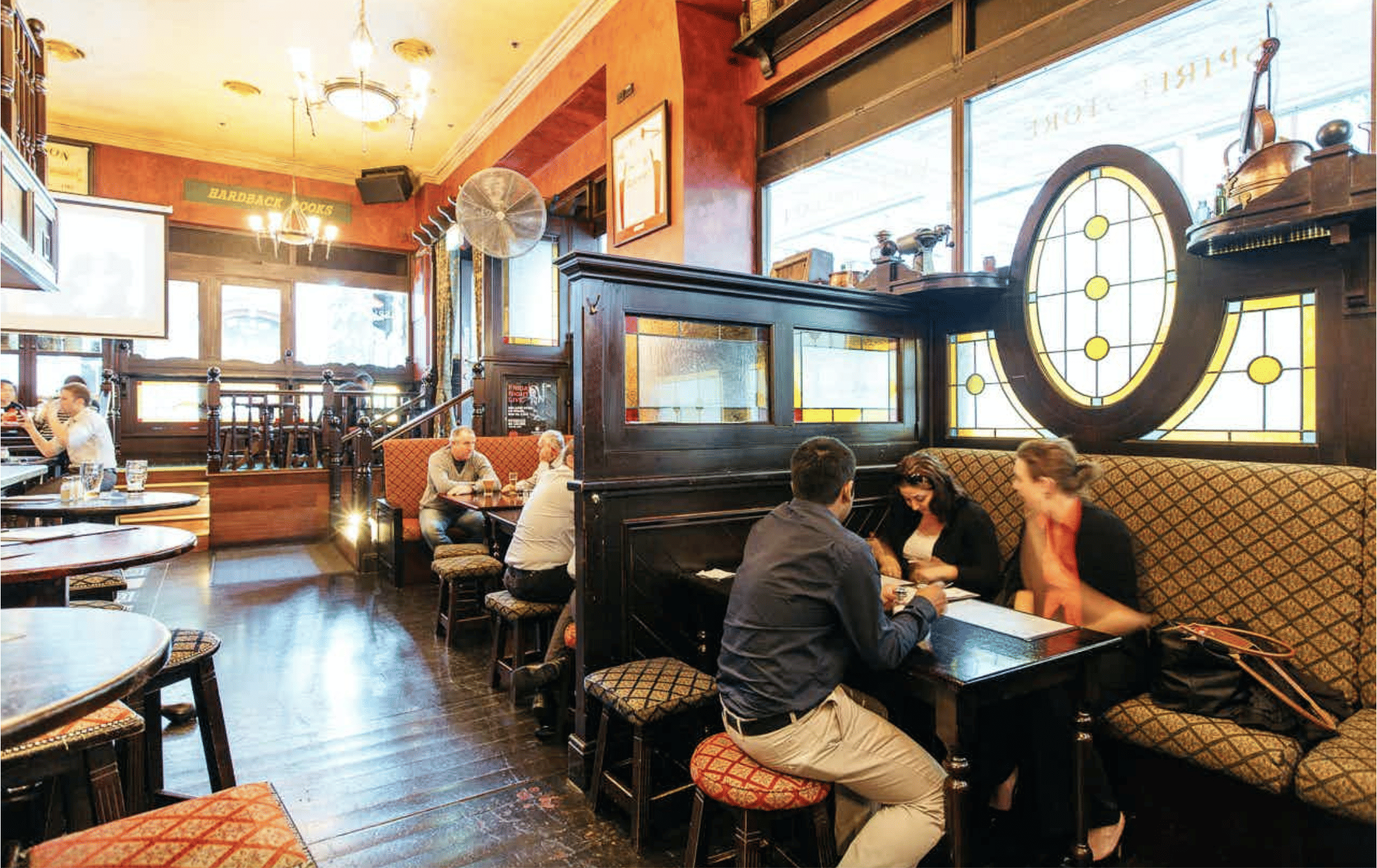 The Fireplace & Toucan's Tables 1