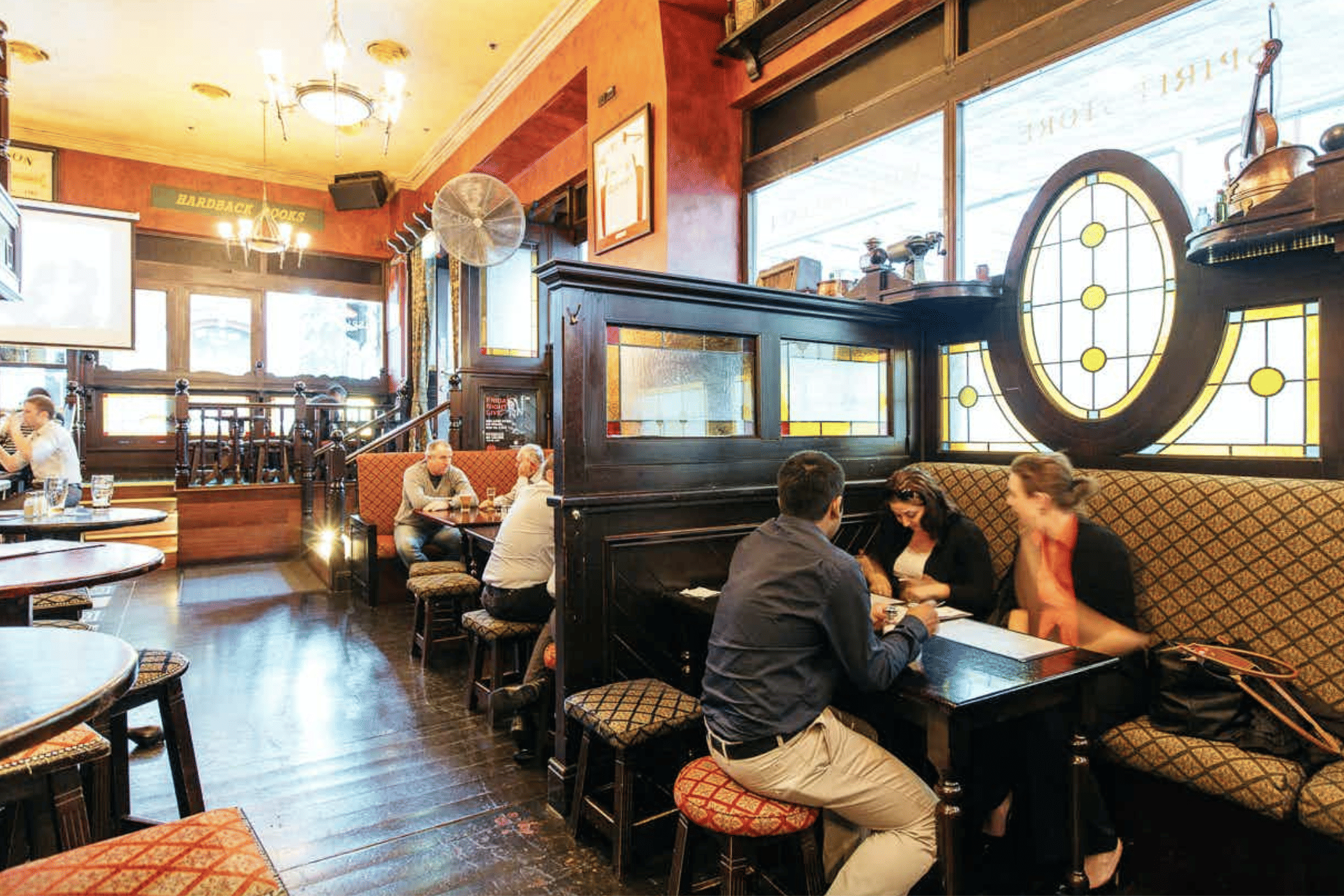 The Fireplace & Toucan's Tables 1