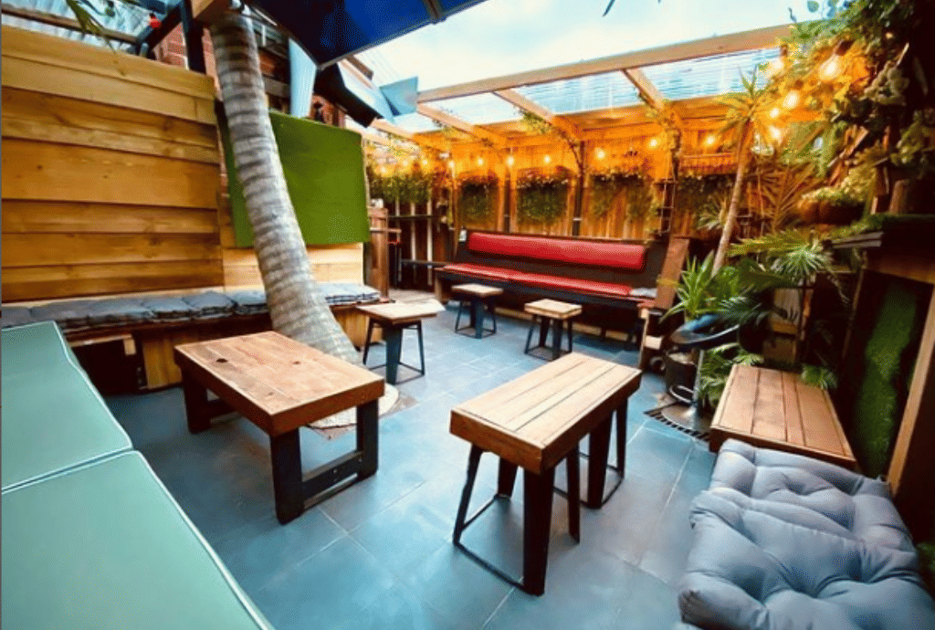 2) Beer Garden & Pool Area 1