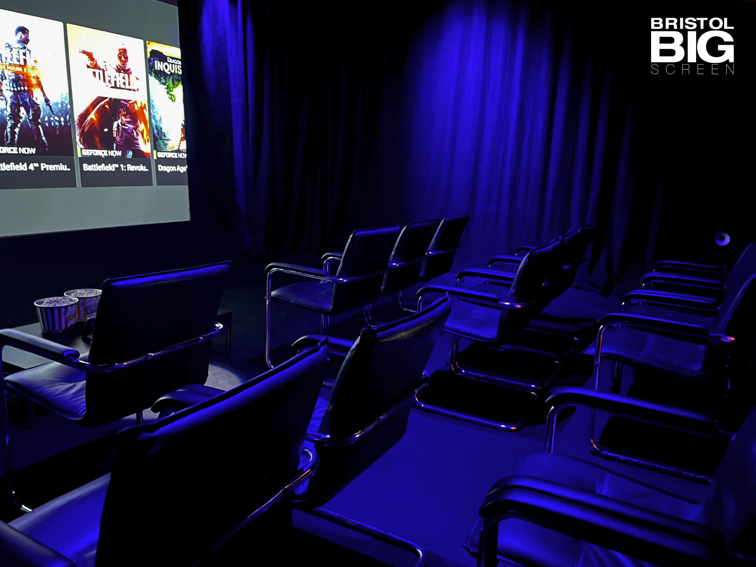 Bristol Big Screen: Screening Room | 200" 4K HDR10 3D Dolby Atmos 32