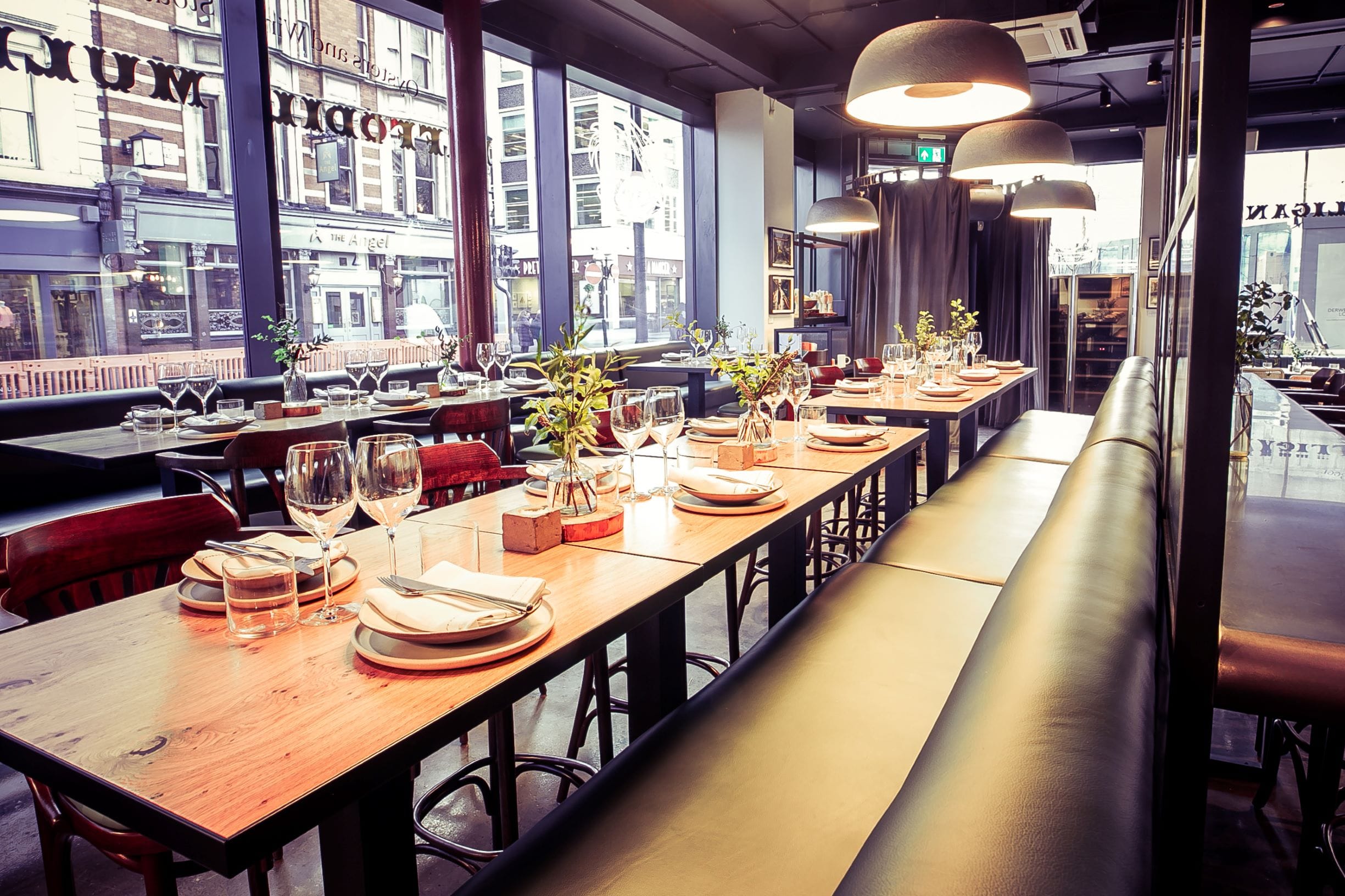 Old Street Side Semi Private Restaurant Hire