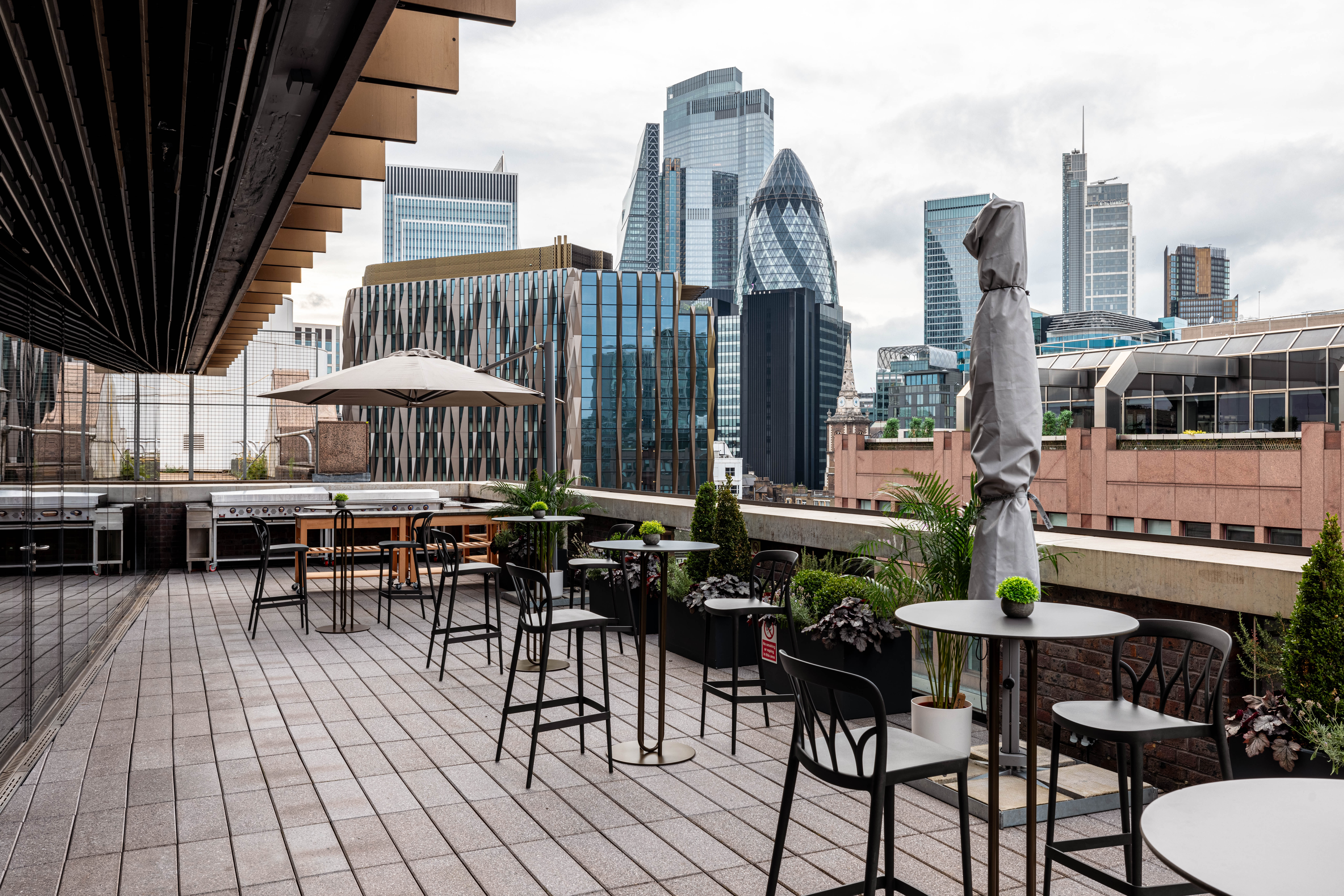 Rooftop Event Space with bar and BBQ option 3