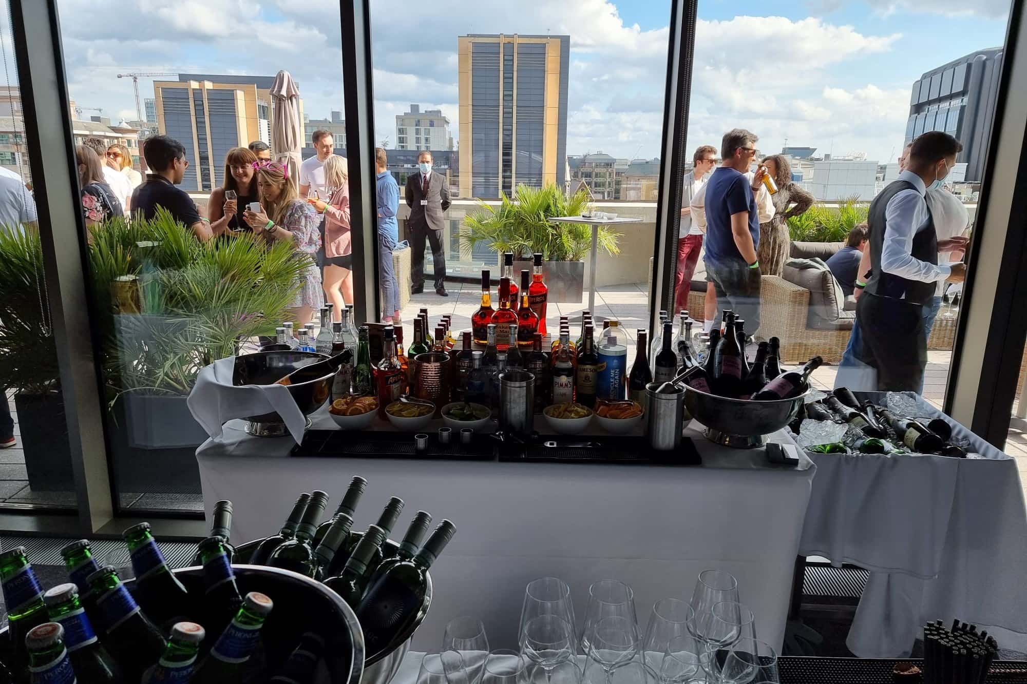Rooftop Event Space with bar and BBQ option 6