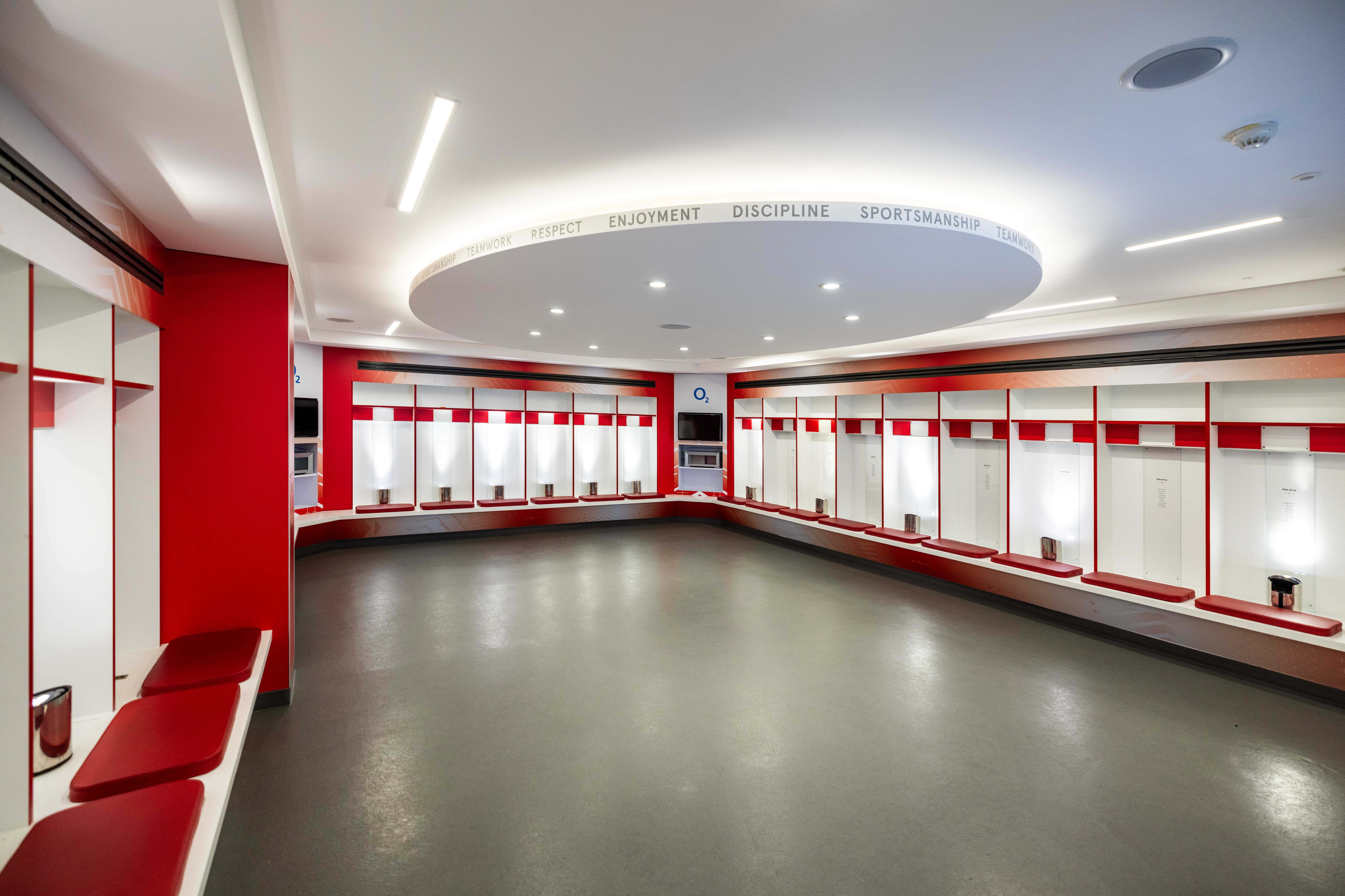 England Changing Room 1