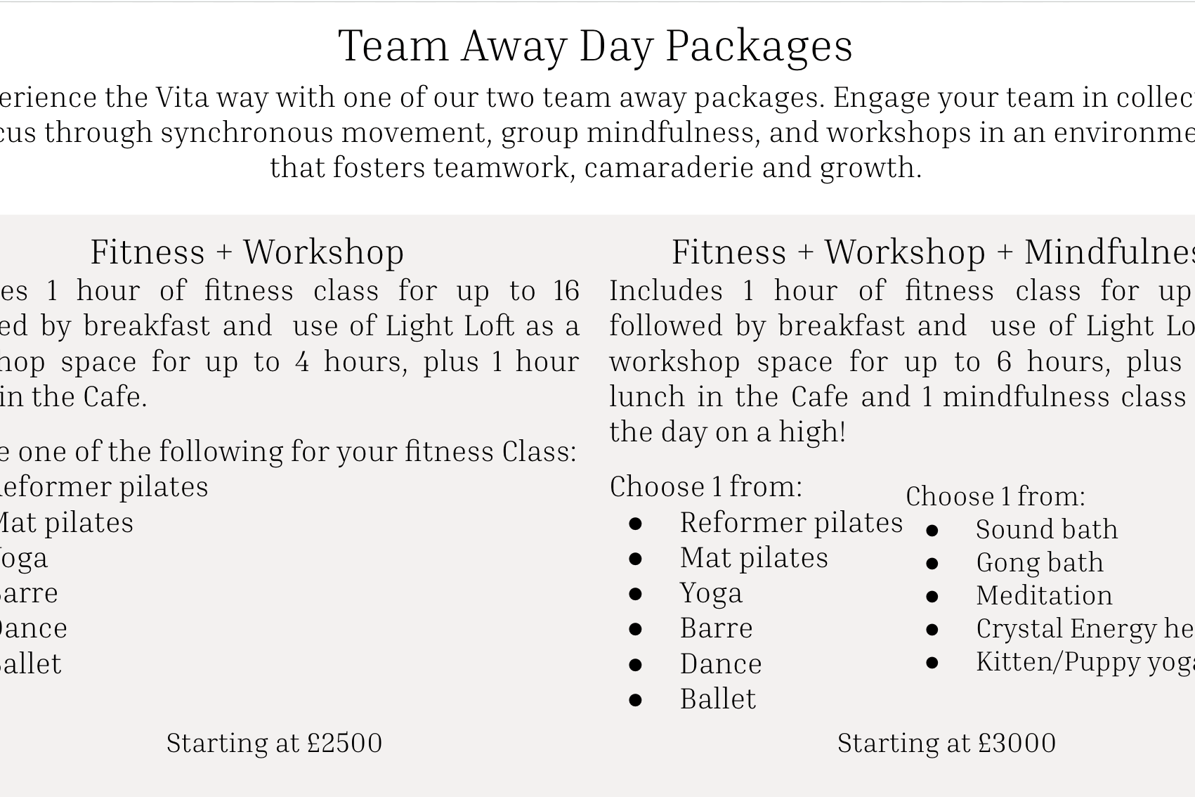 Vita - Corporate Events 2