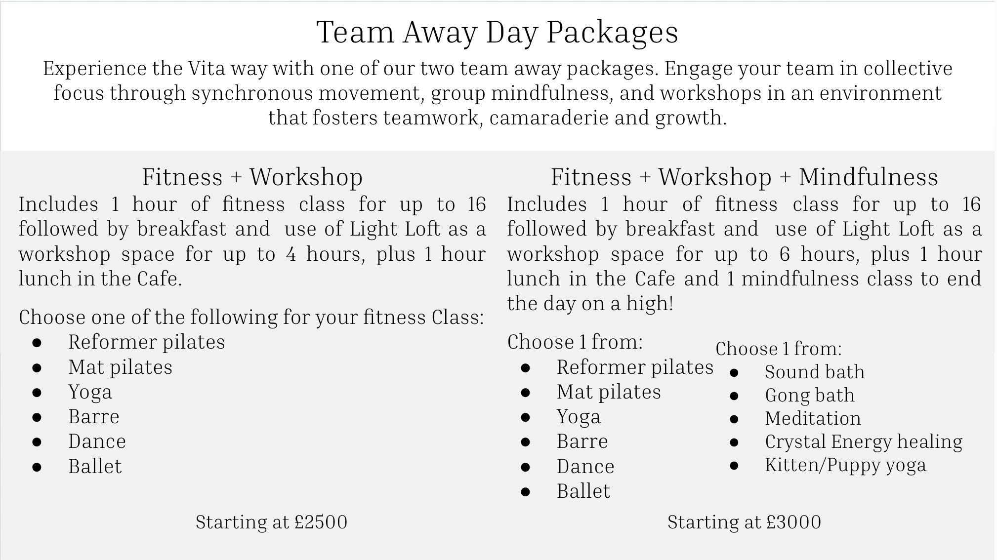 Vita - Team Activity 5