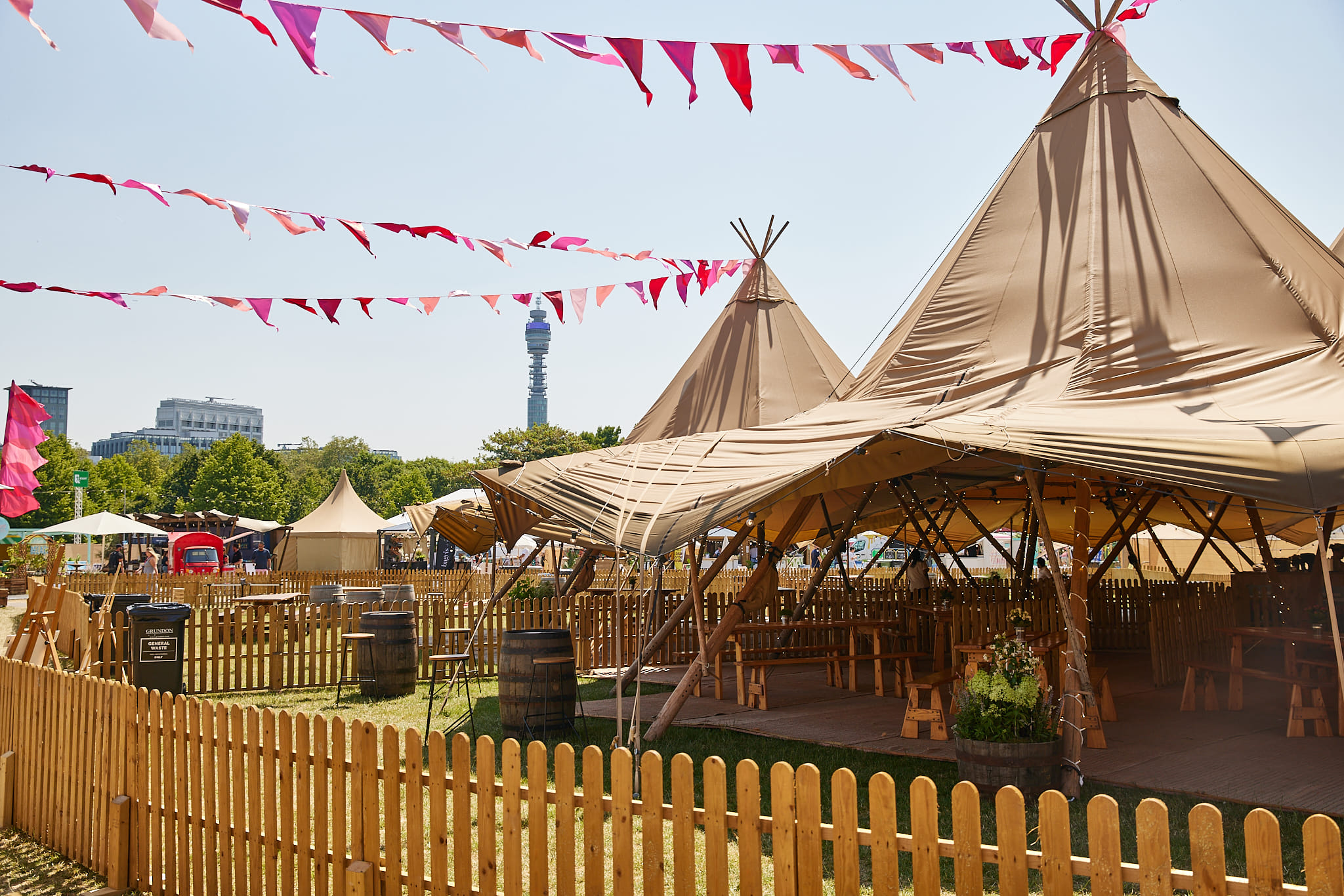 Summer Garden Party - Private tipi - 80ppl