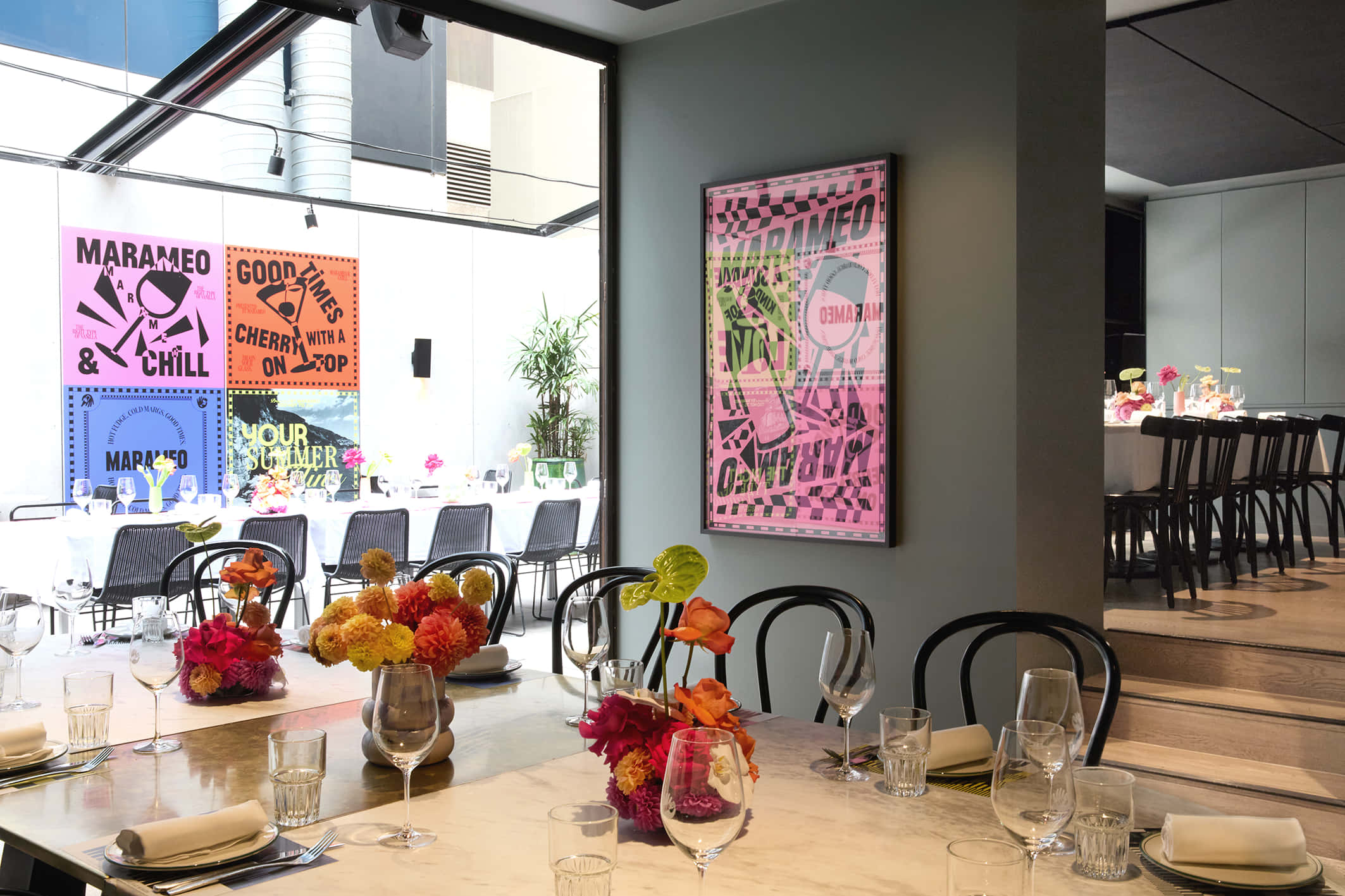 Terrace + Marble Table + Private Dining Room 0