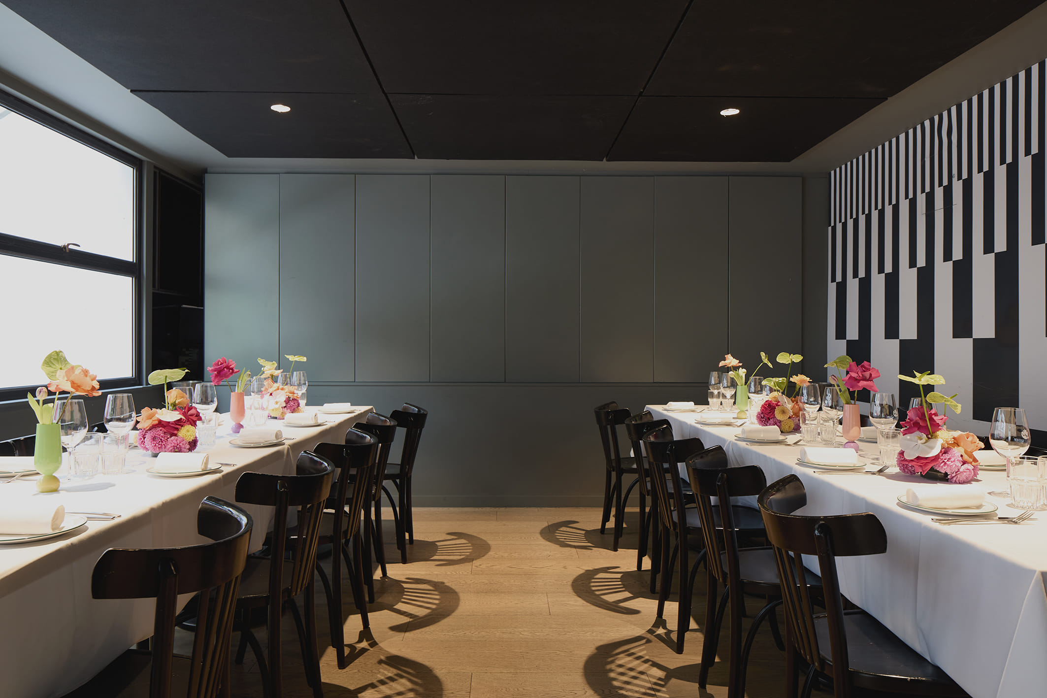 Terrace  + Marble Table +  Private Dining Room 8