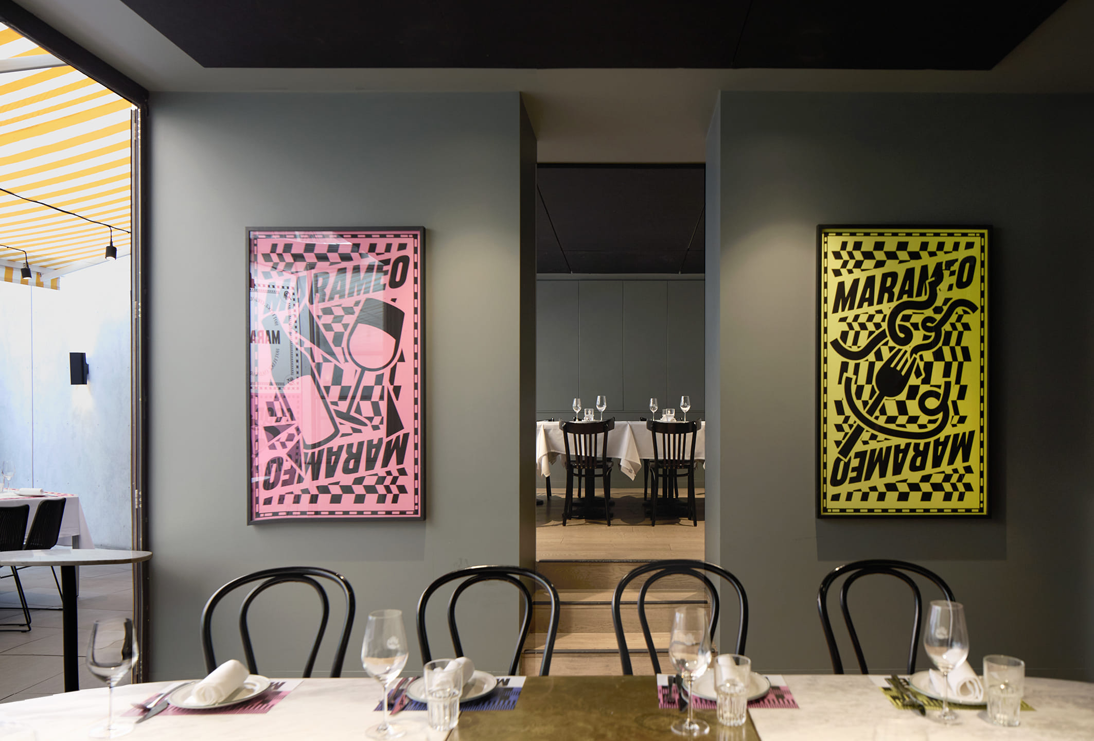 Marble Table +  Private Dining Room