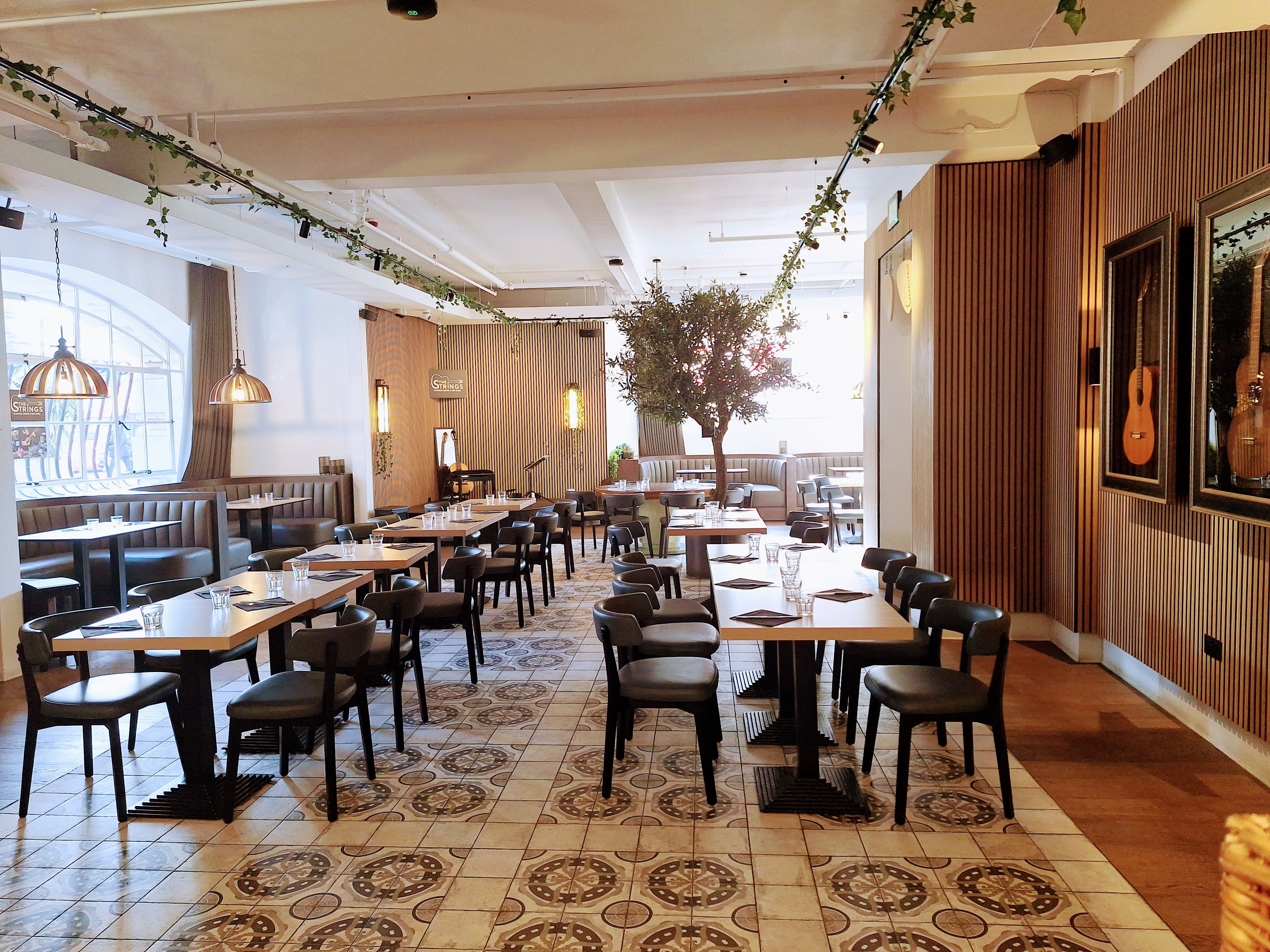 Whole venue Strings Restaurant  8