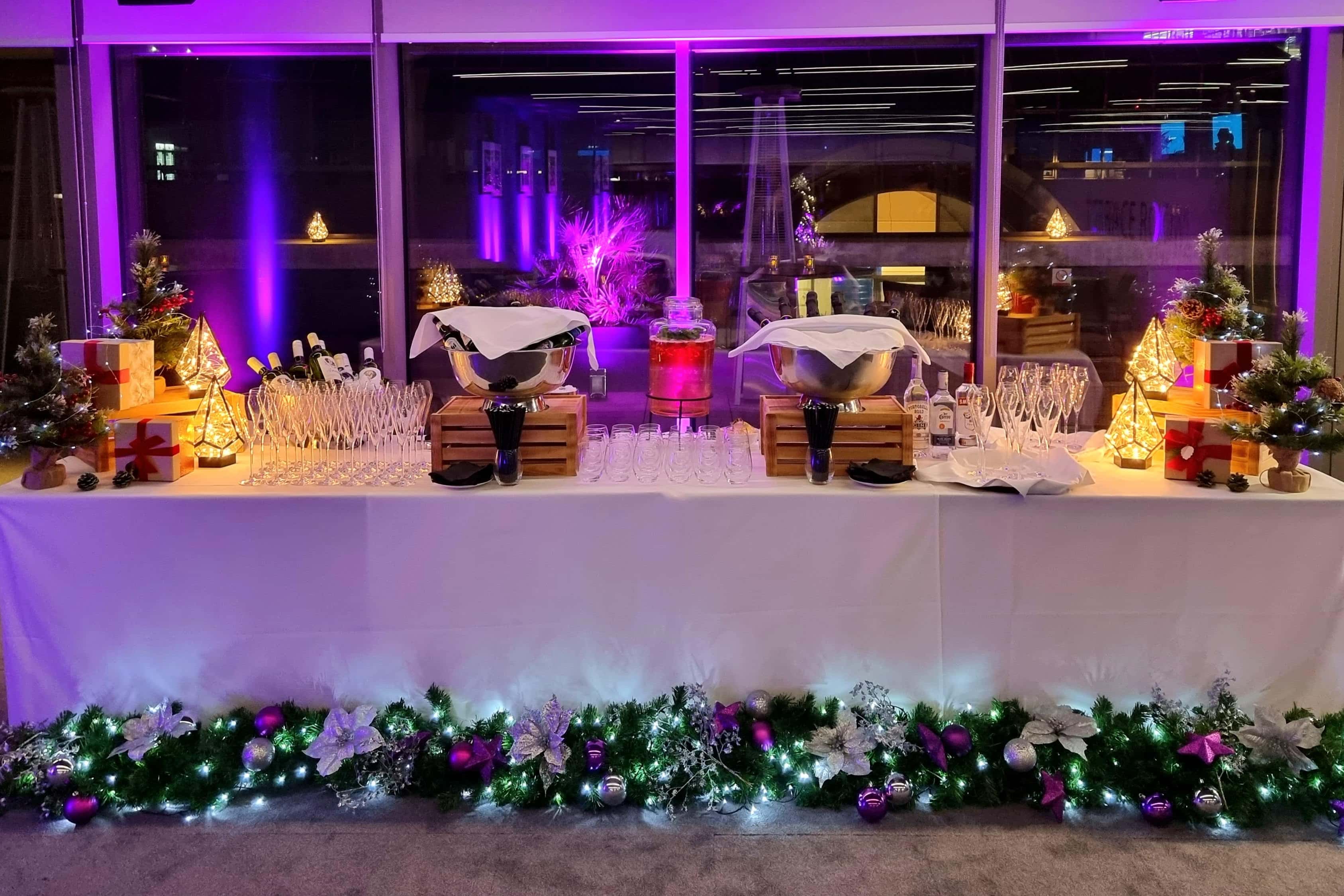 Christmas Party in Terrace Room with heated terraces and views on the City 0