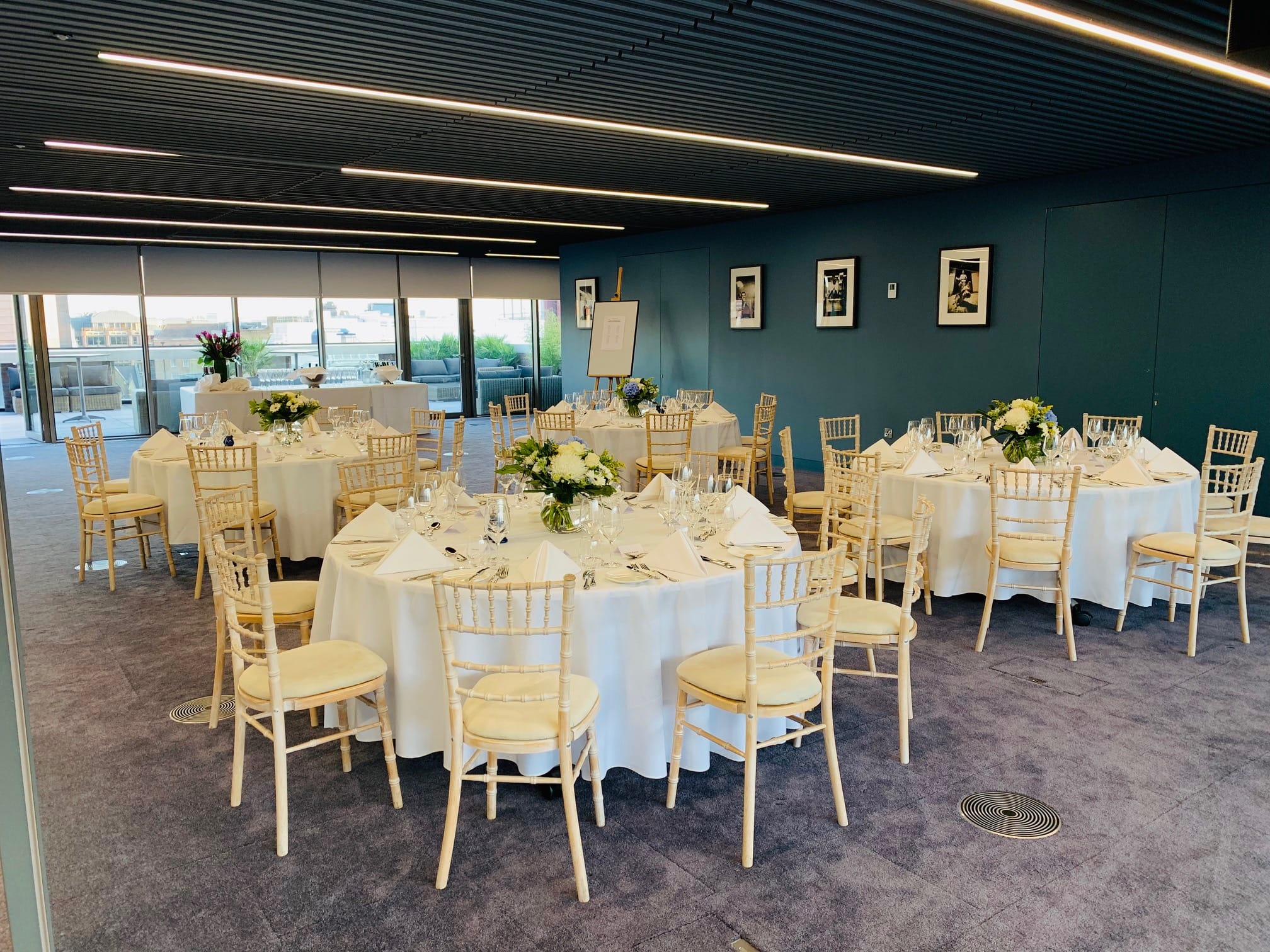 Christmas Party in Terrace Room with heated terraces and views on the City 1