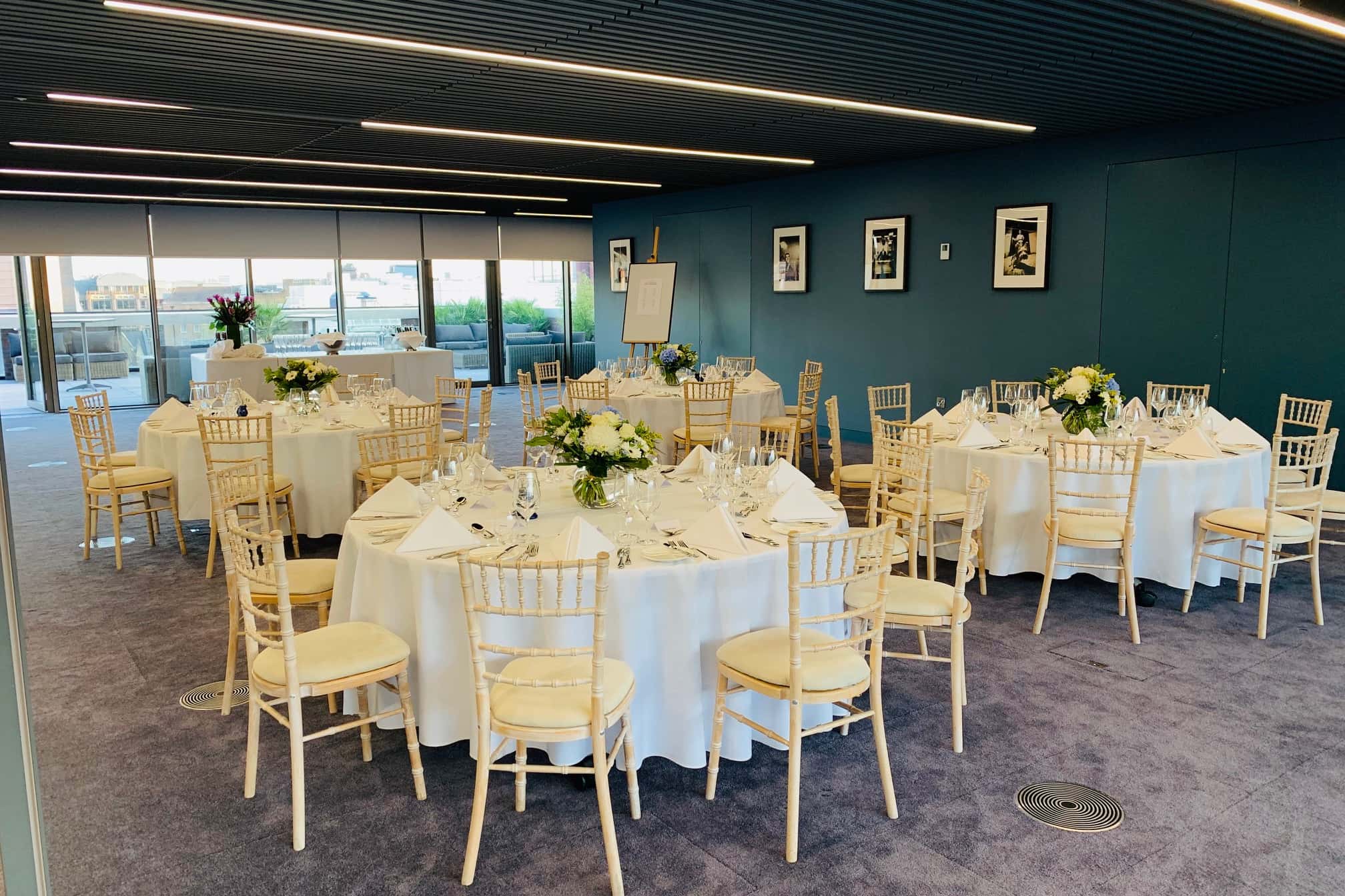 Christmas Party in Terrace Room with heated terraces and views on the City 1