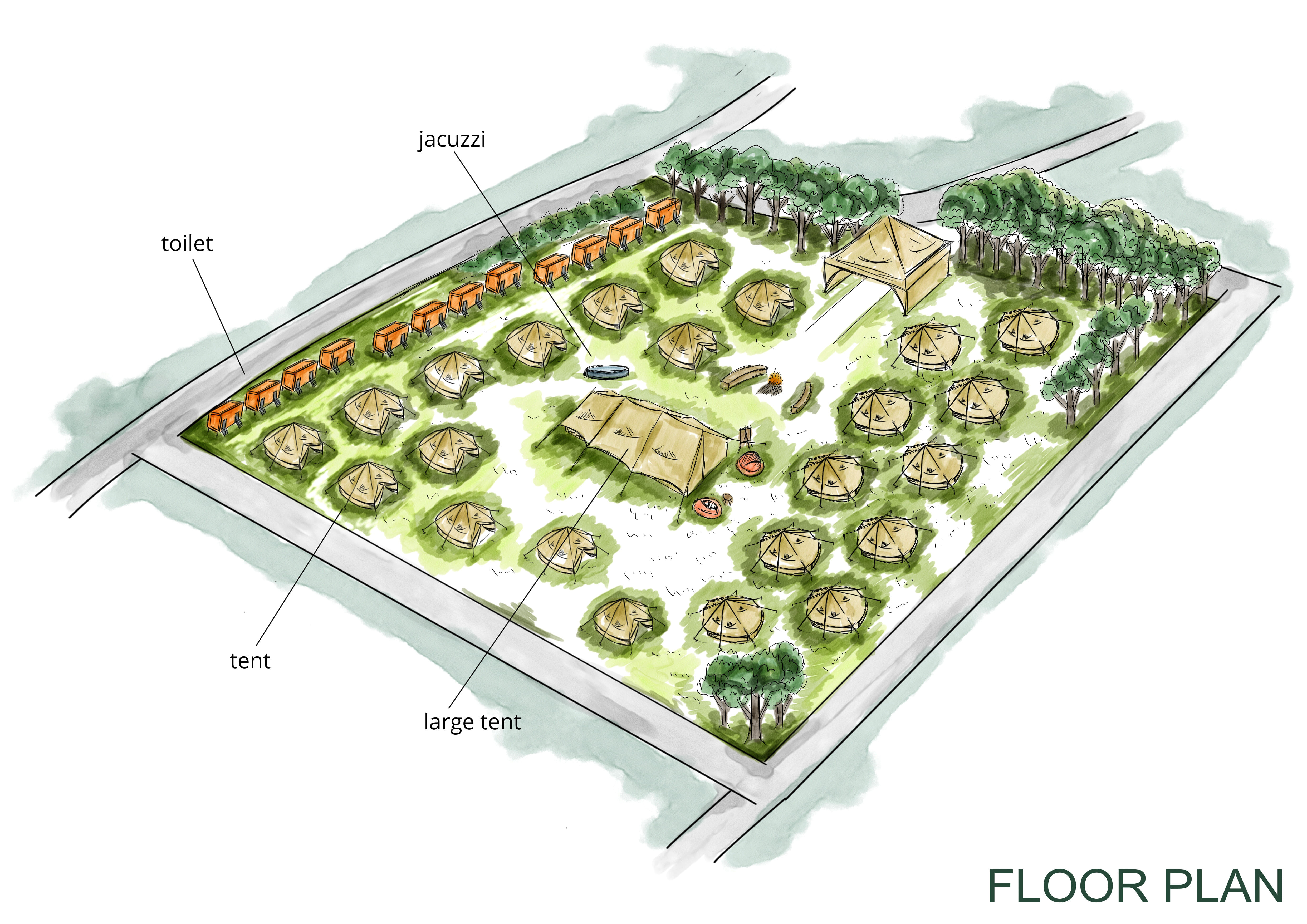 Bell Tent Village Parks 9