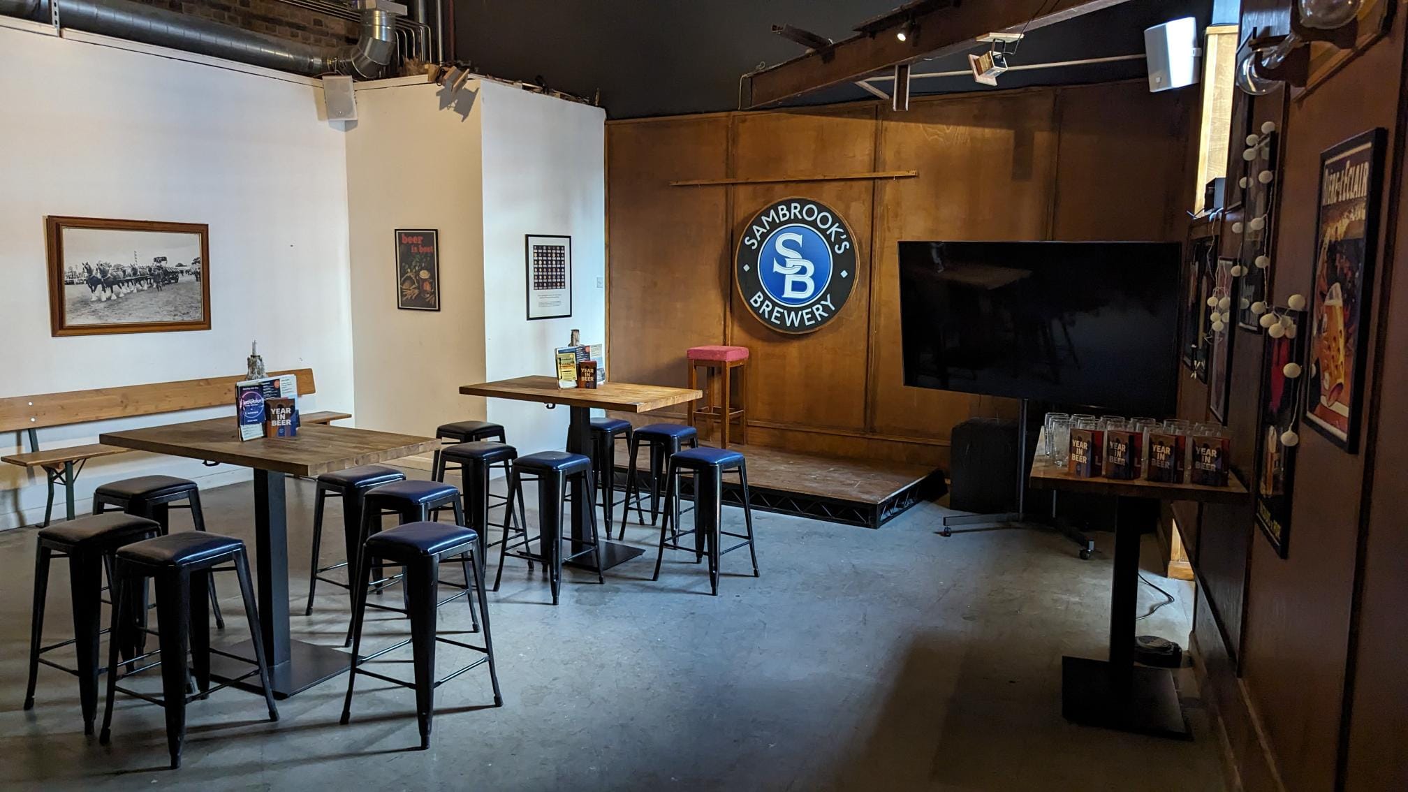 Sambrooks Brewery Stack Room