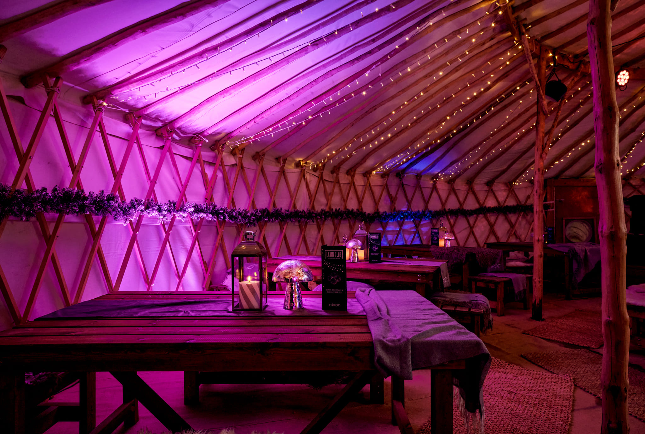 The Lawn Club - Christmas Yurt  2