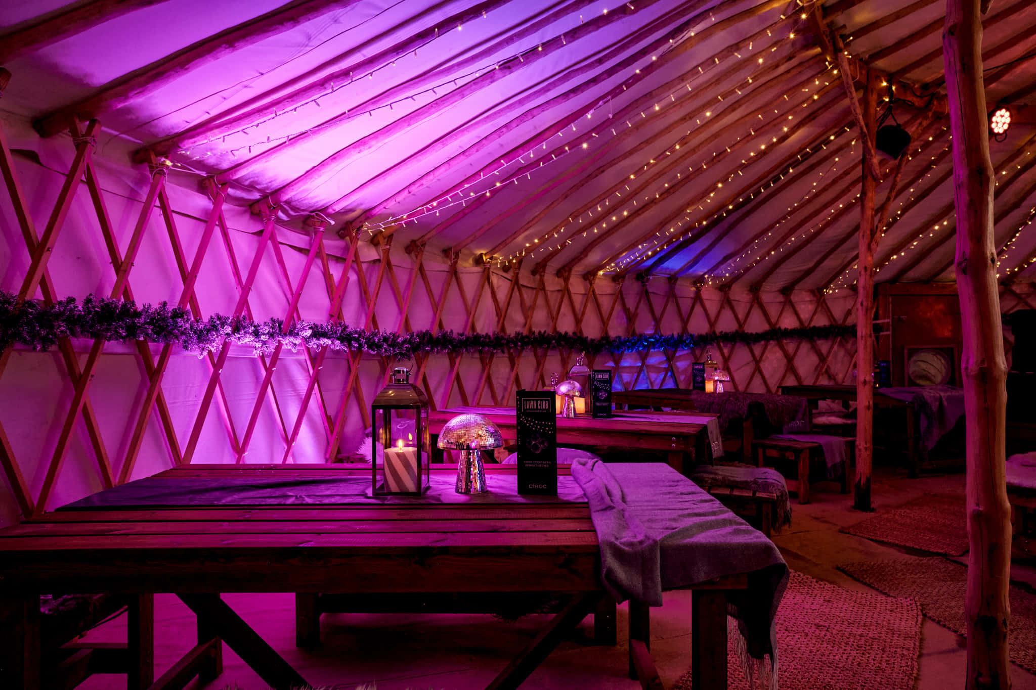 The Lawn Club - Christmas Yurt 2