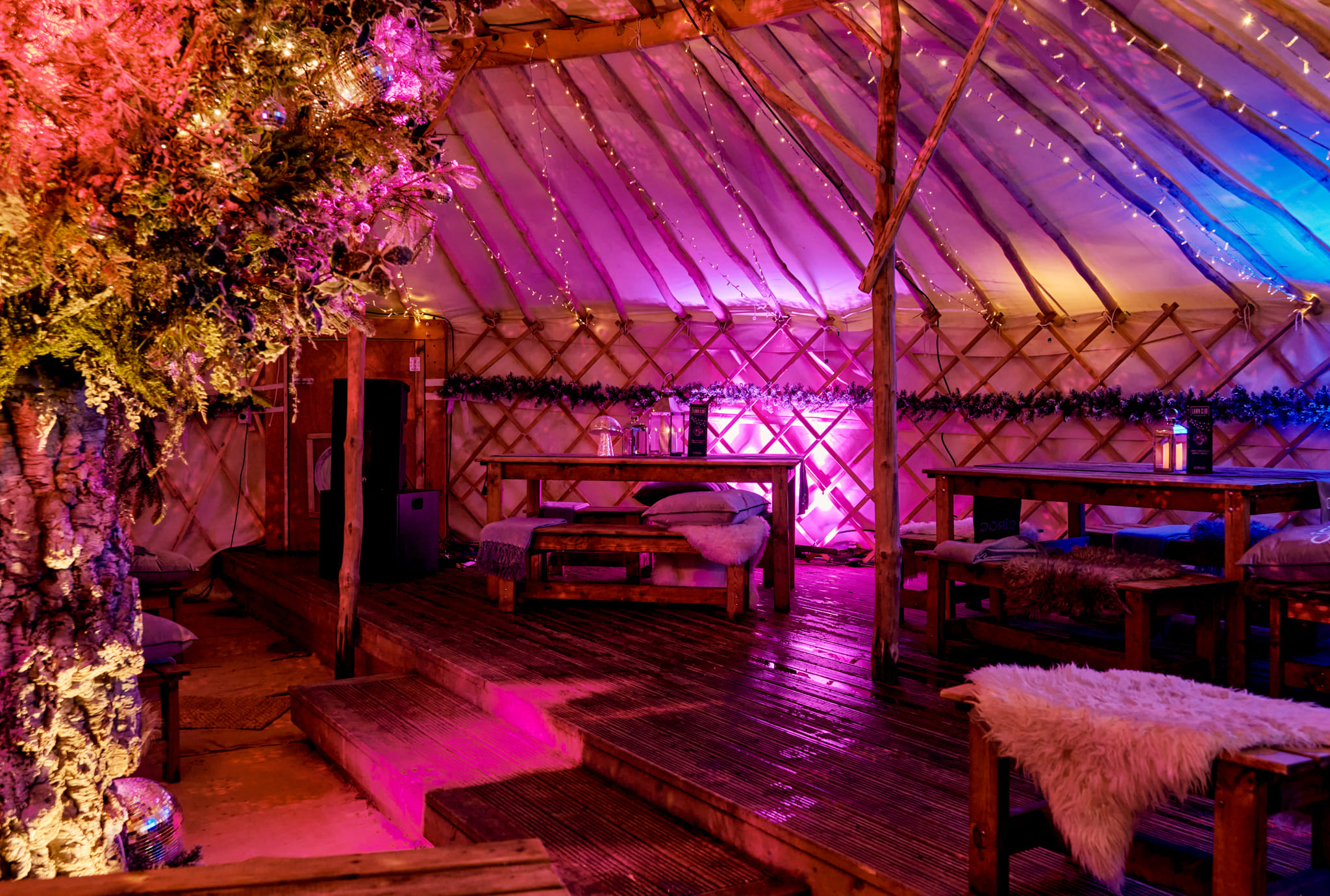 The Lawn Club - Christmas Yurt  3