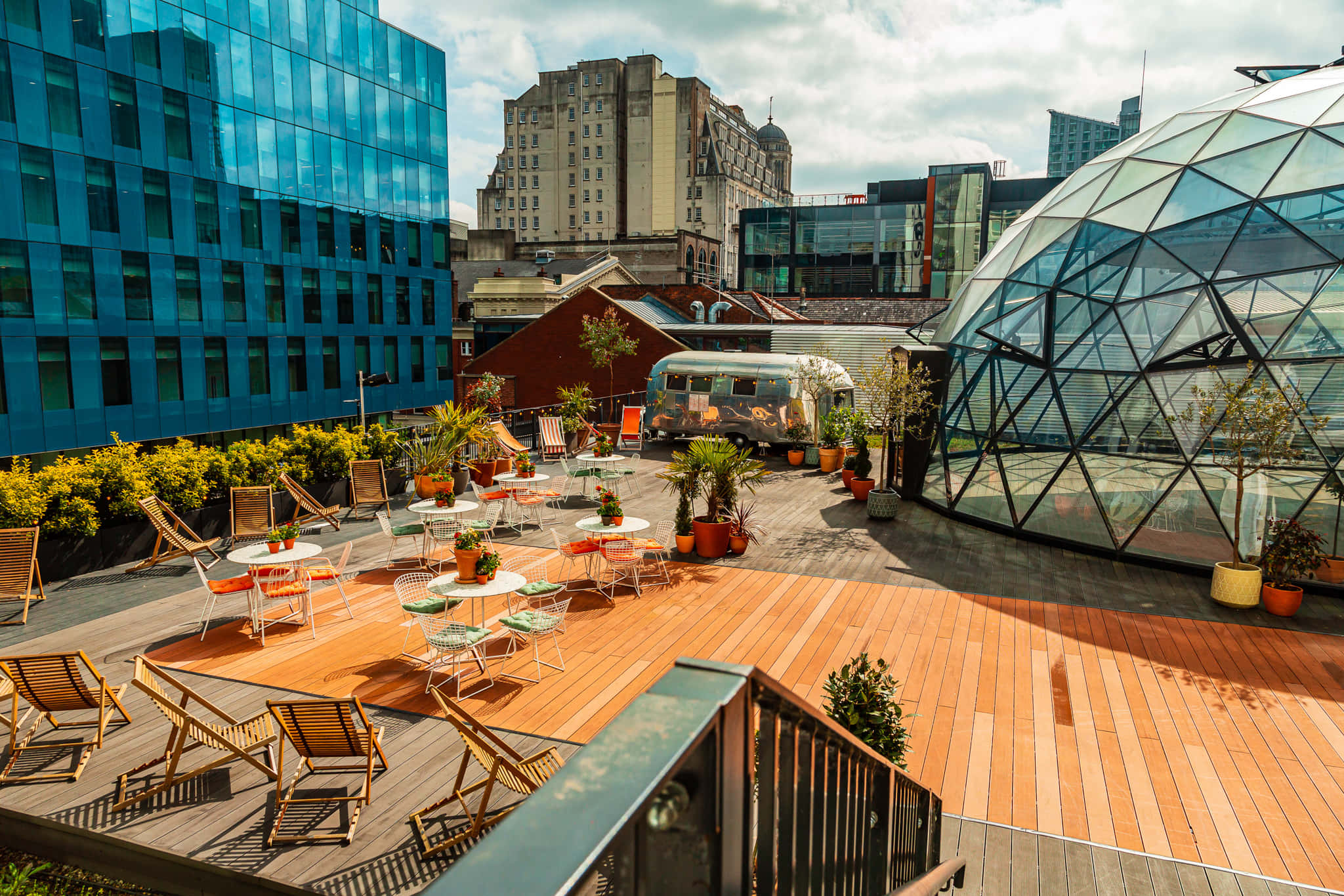 Rooftop Deck and Dome 7