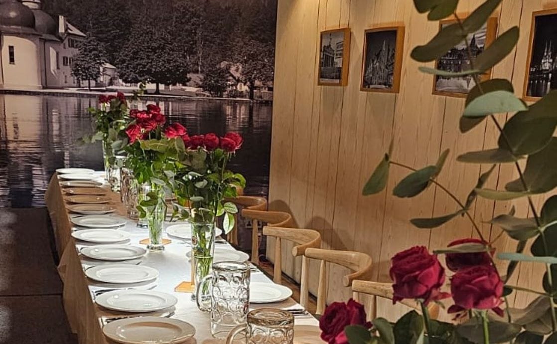 Semi private dining  or reception space