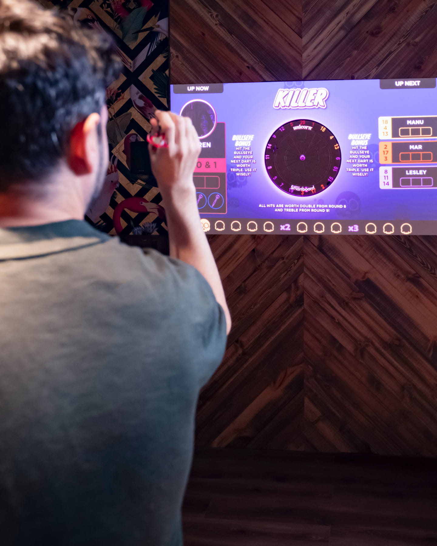 Shuffle, Foosball & Throw 4