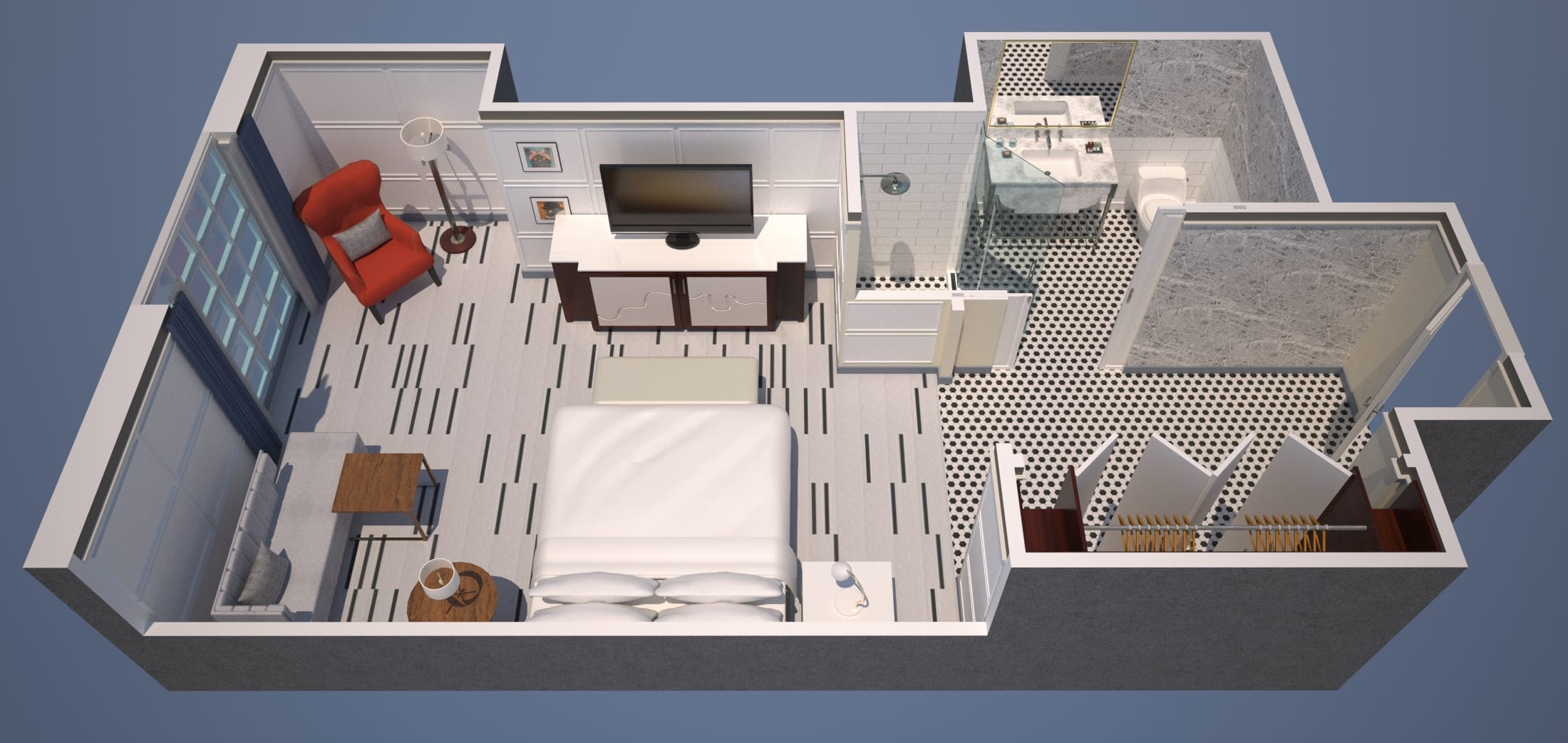 Deluxe Room, Guest room, 1 King 4