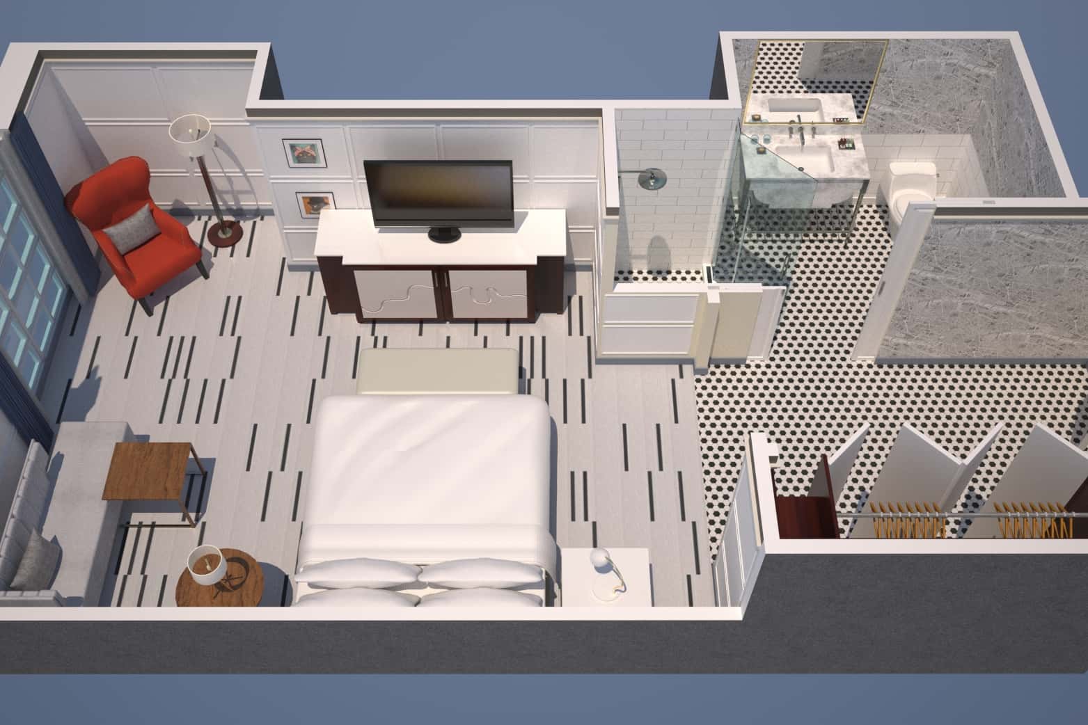 Deluxe Room, Guest room, 1 King 4