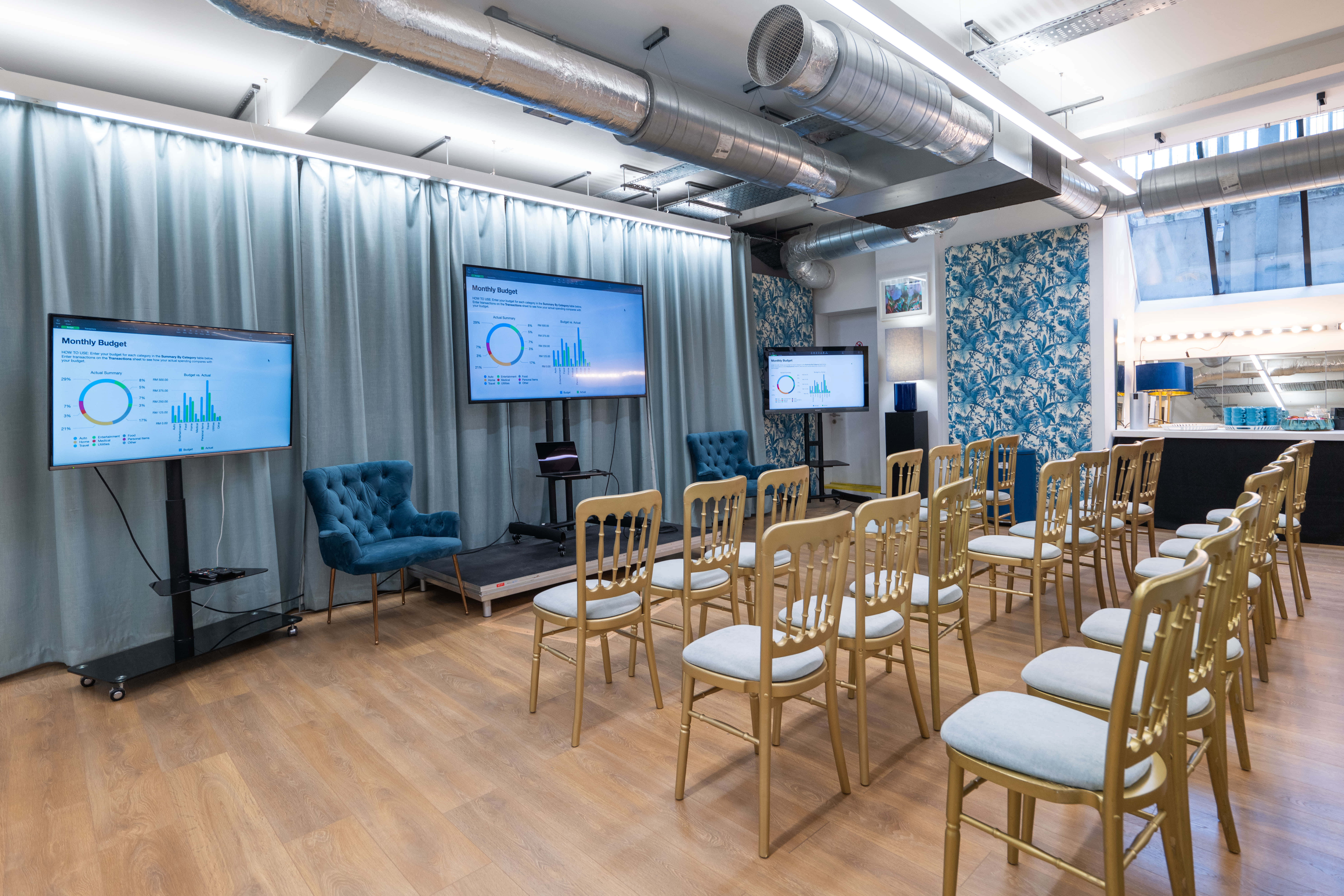 The Palm Room and the Studio 5