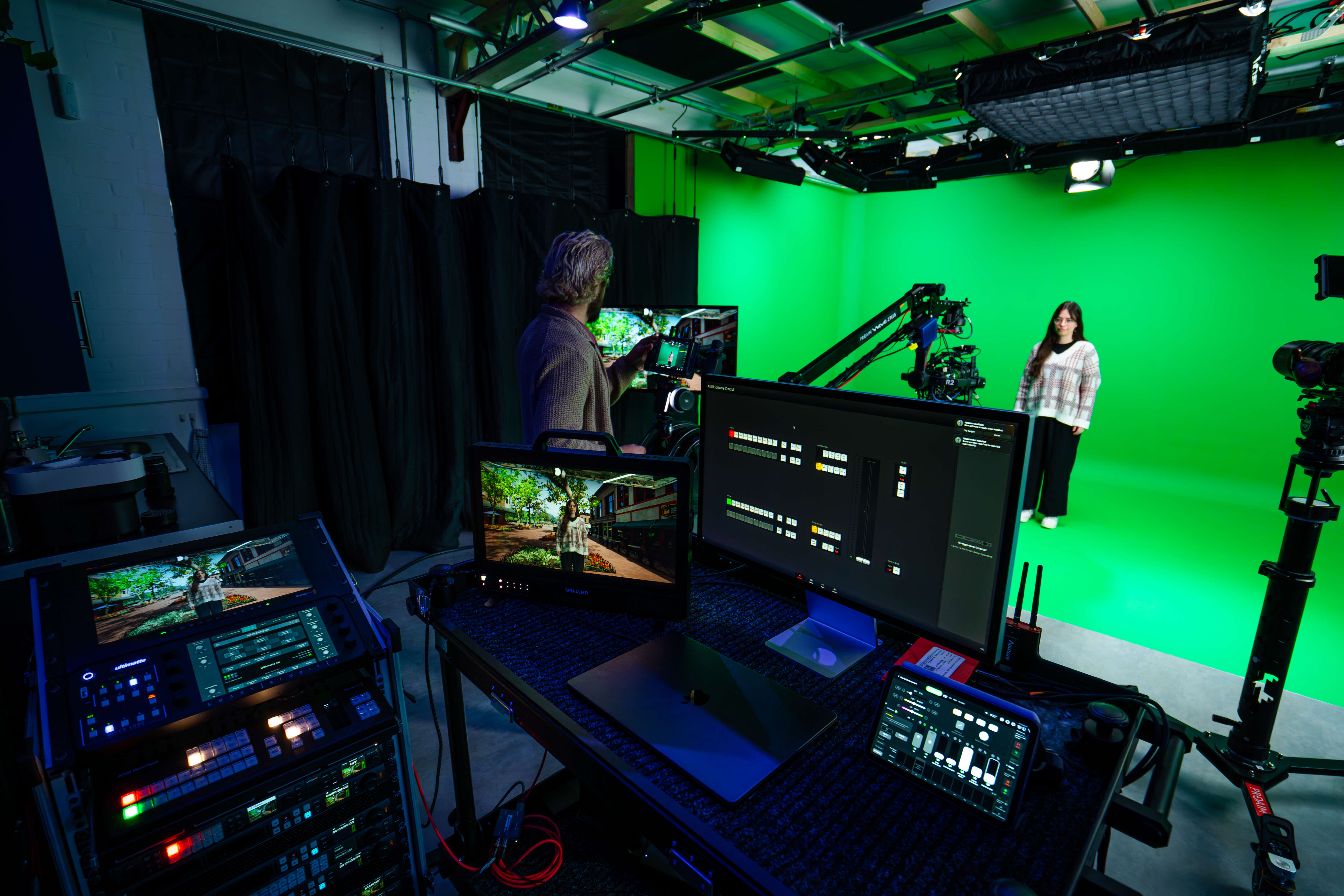 Green Screen Virtual Production Studio 1