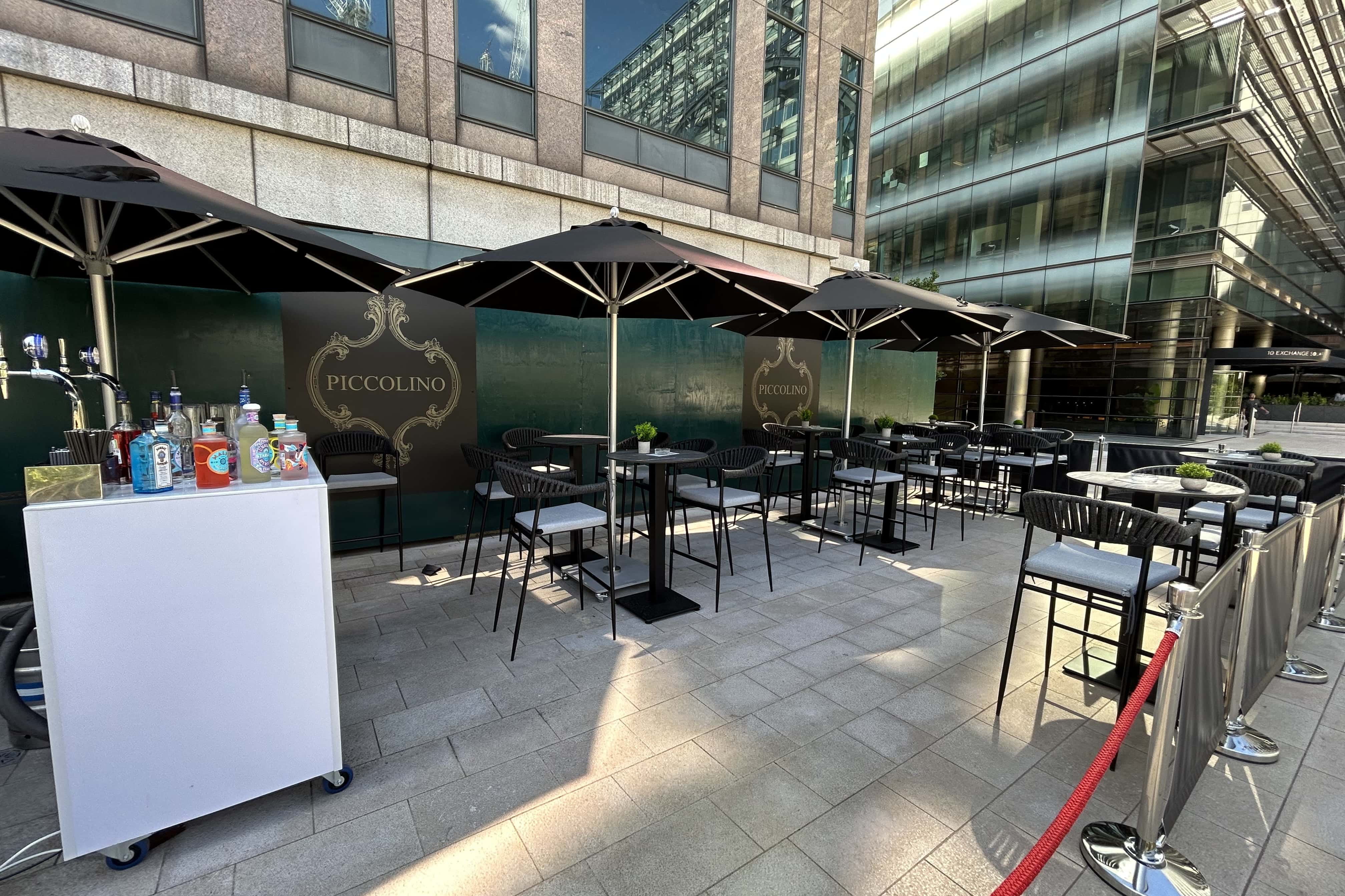 Pop Up Bar at Piccolino Exchange Square 1
