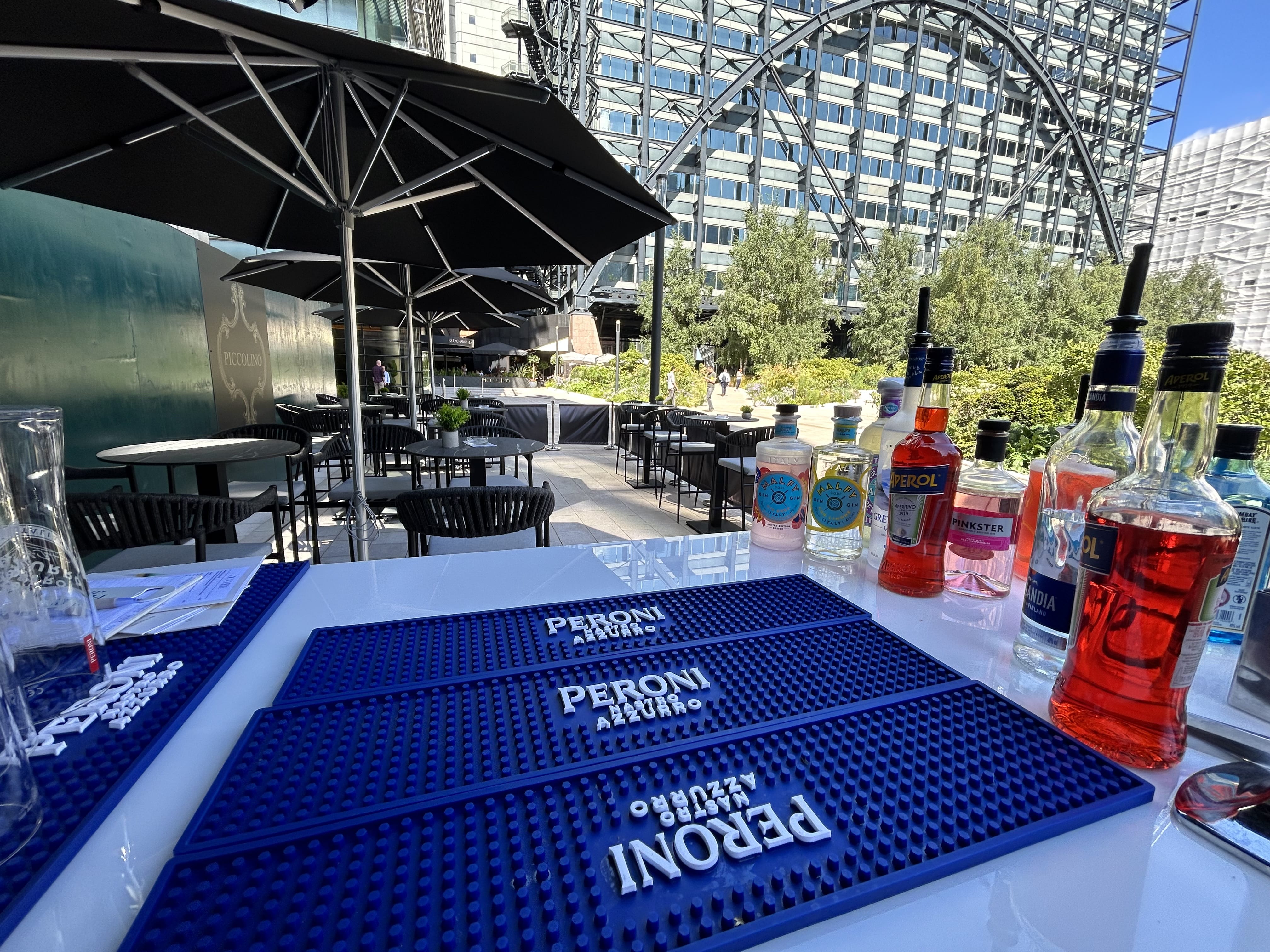Pop Up Bar at Piccolino Exchange Square