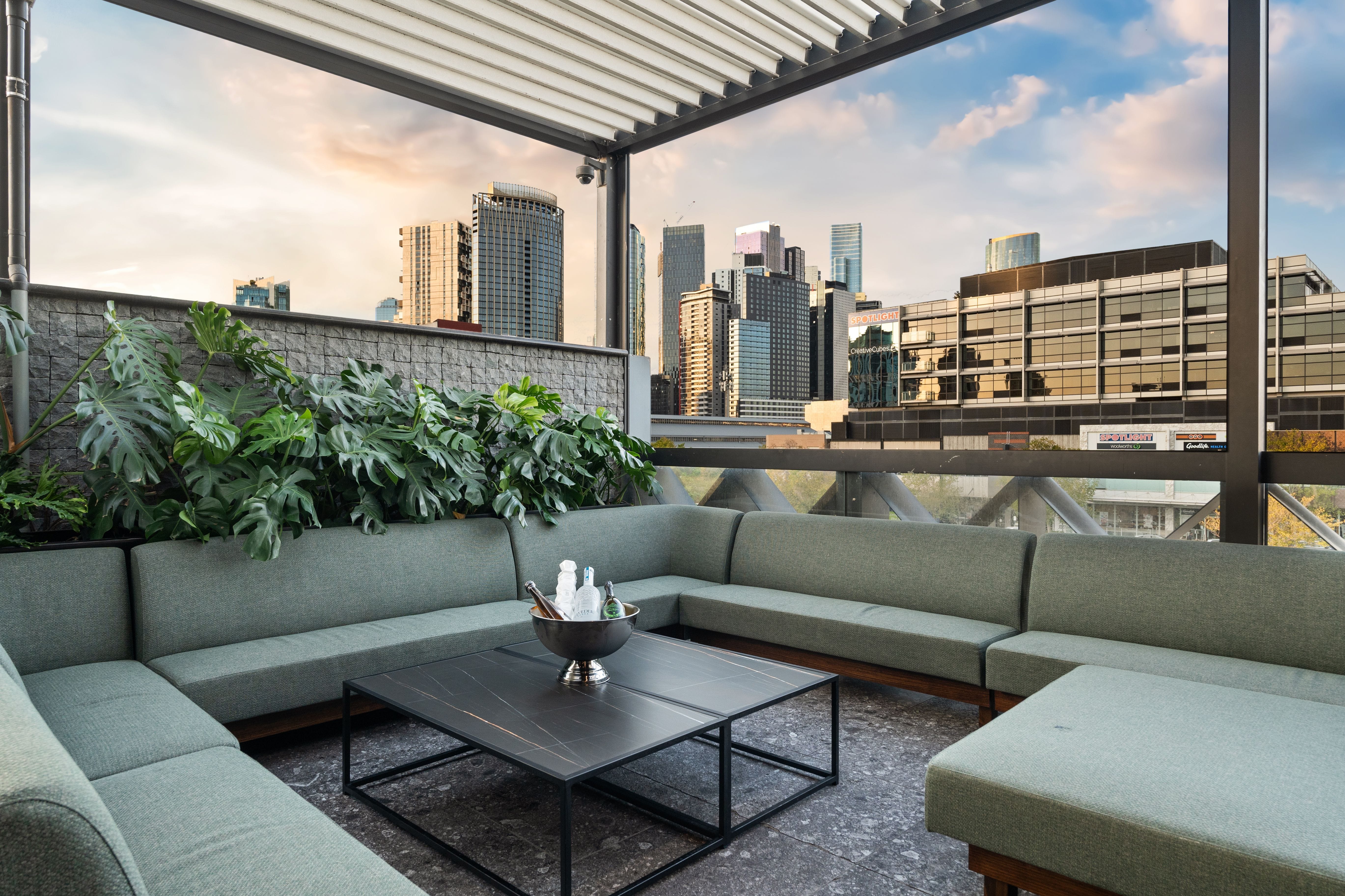 Stunning Private or Semi-Private Rooftop with City Views at The Albion Rooftop 3D tour