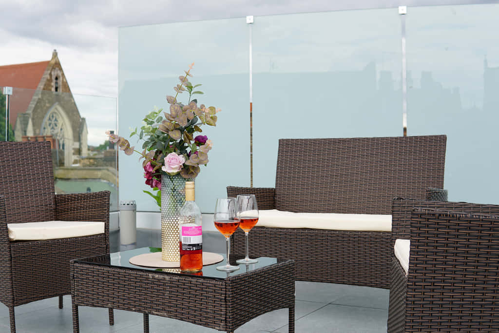 Private Roof Terrace at Camden Sunlit Penthouse 1