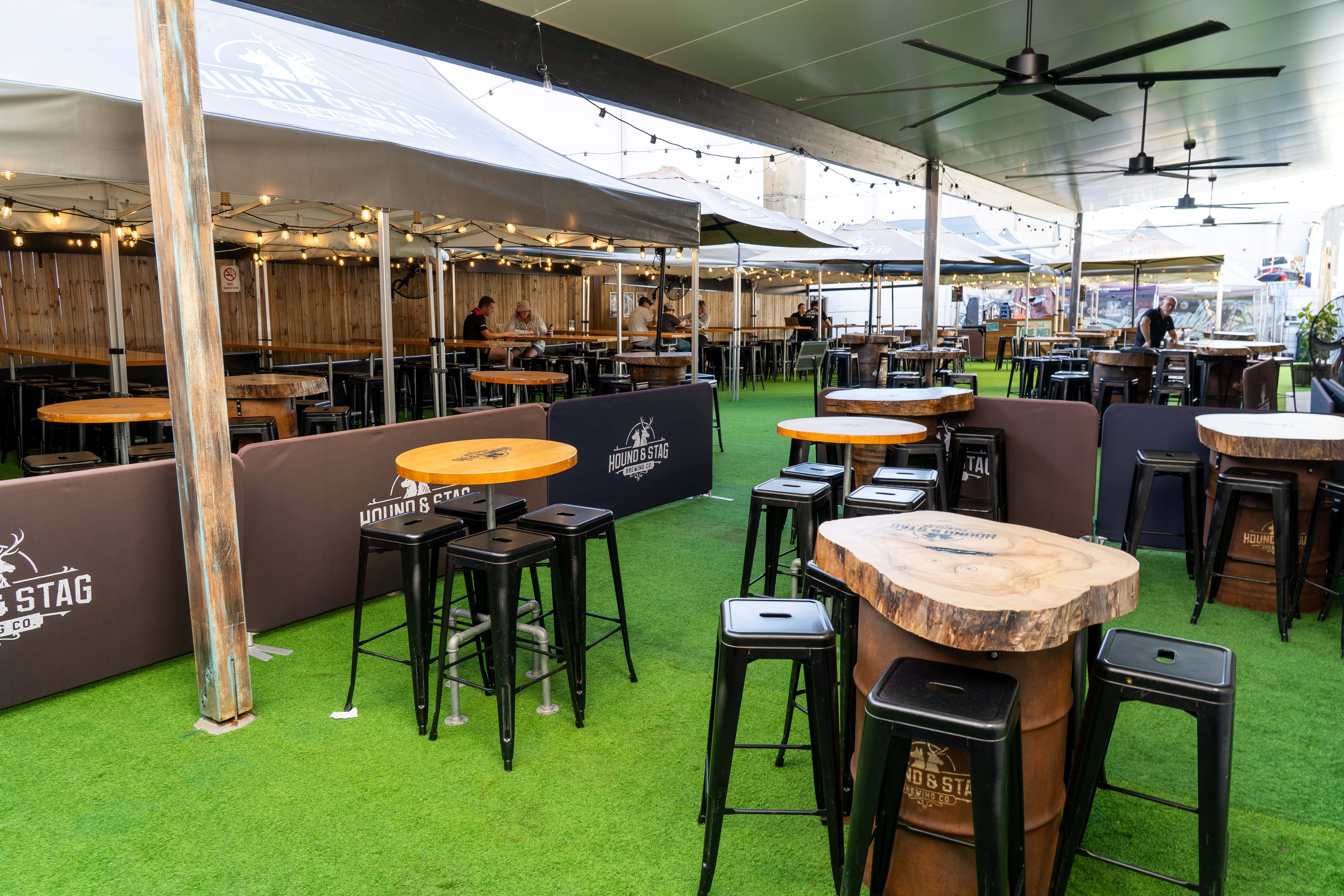 Entire Beer Garden / Section Of the Beer Garden 2