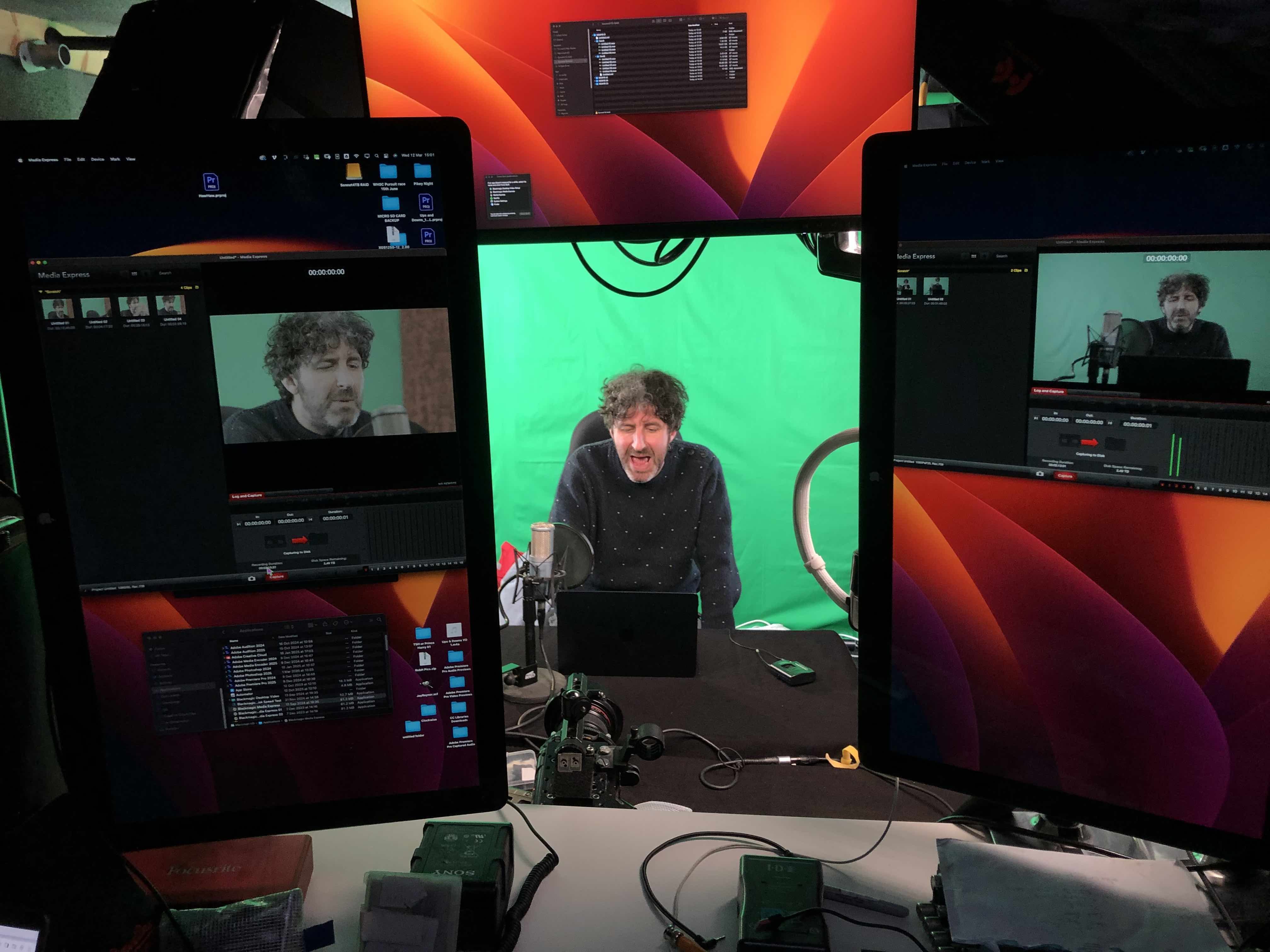 Video Podcast Recording Studio 1