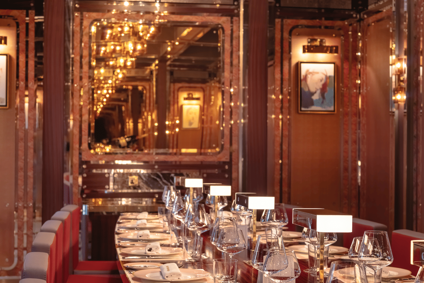 Red Private Dining Room (16 guests seated) 3D tour