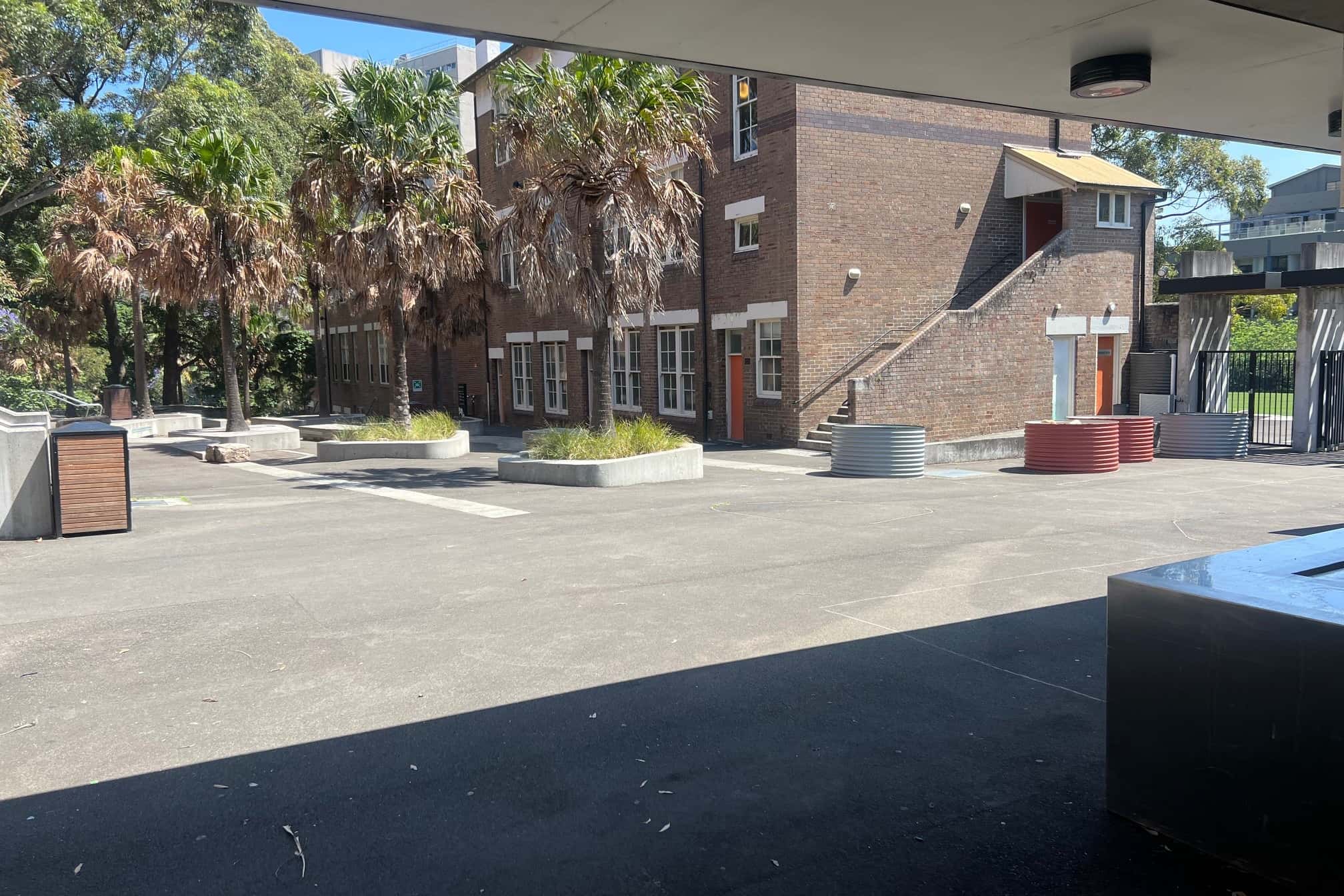 Court Yard With BBQ Area 2