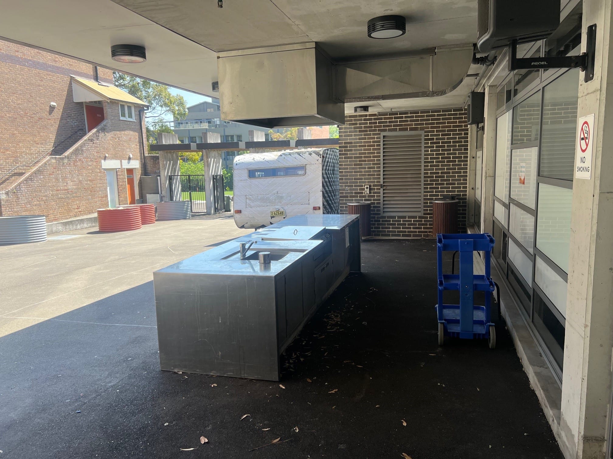 Court Yard With BBQ Area 1