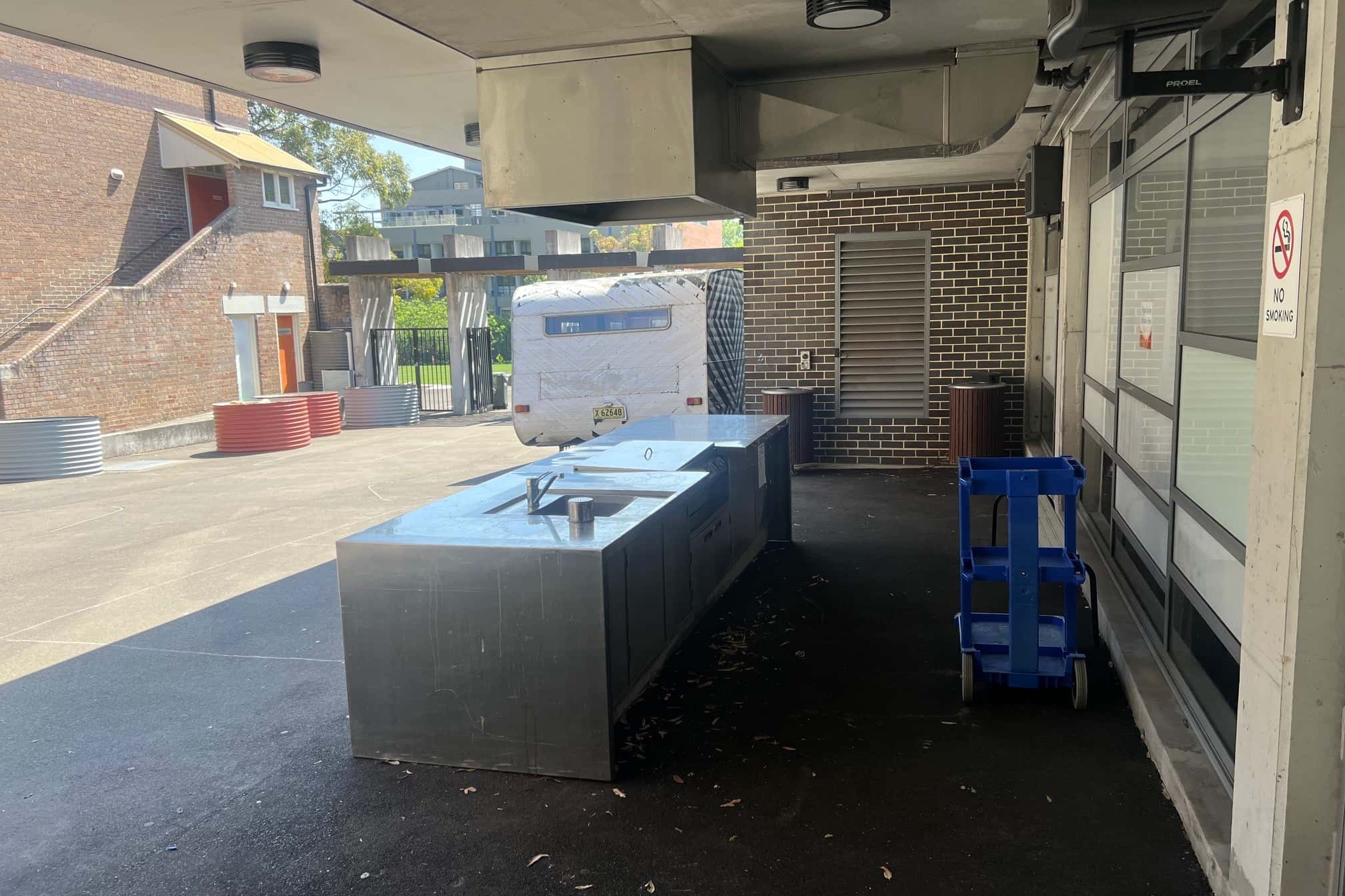 Court Yard With BBQ Area 1