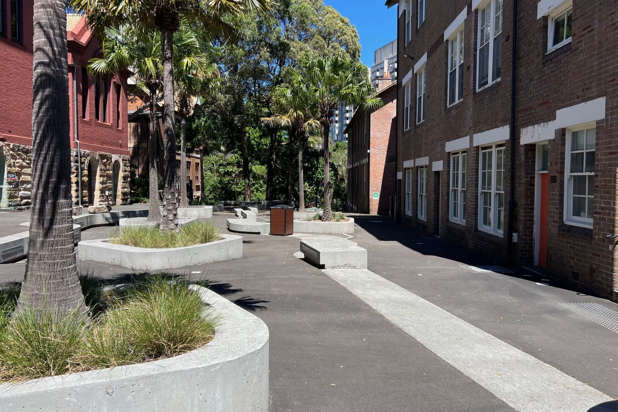 Court Yard With BBQ Area 5