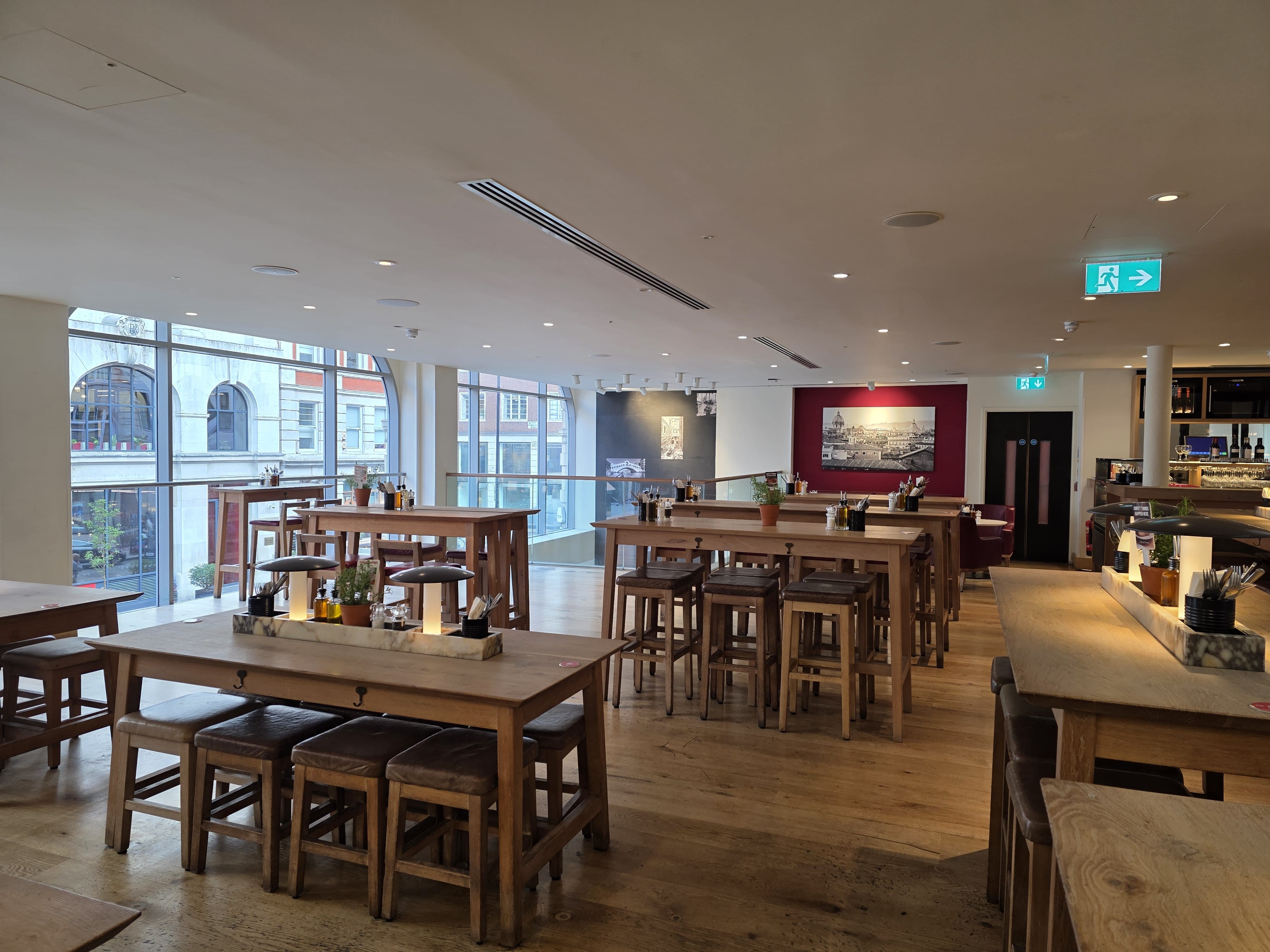First Floor Exclusive Hire at Vapiano Great Portland Street